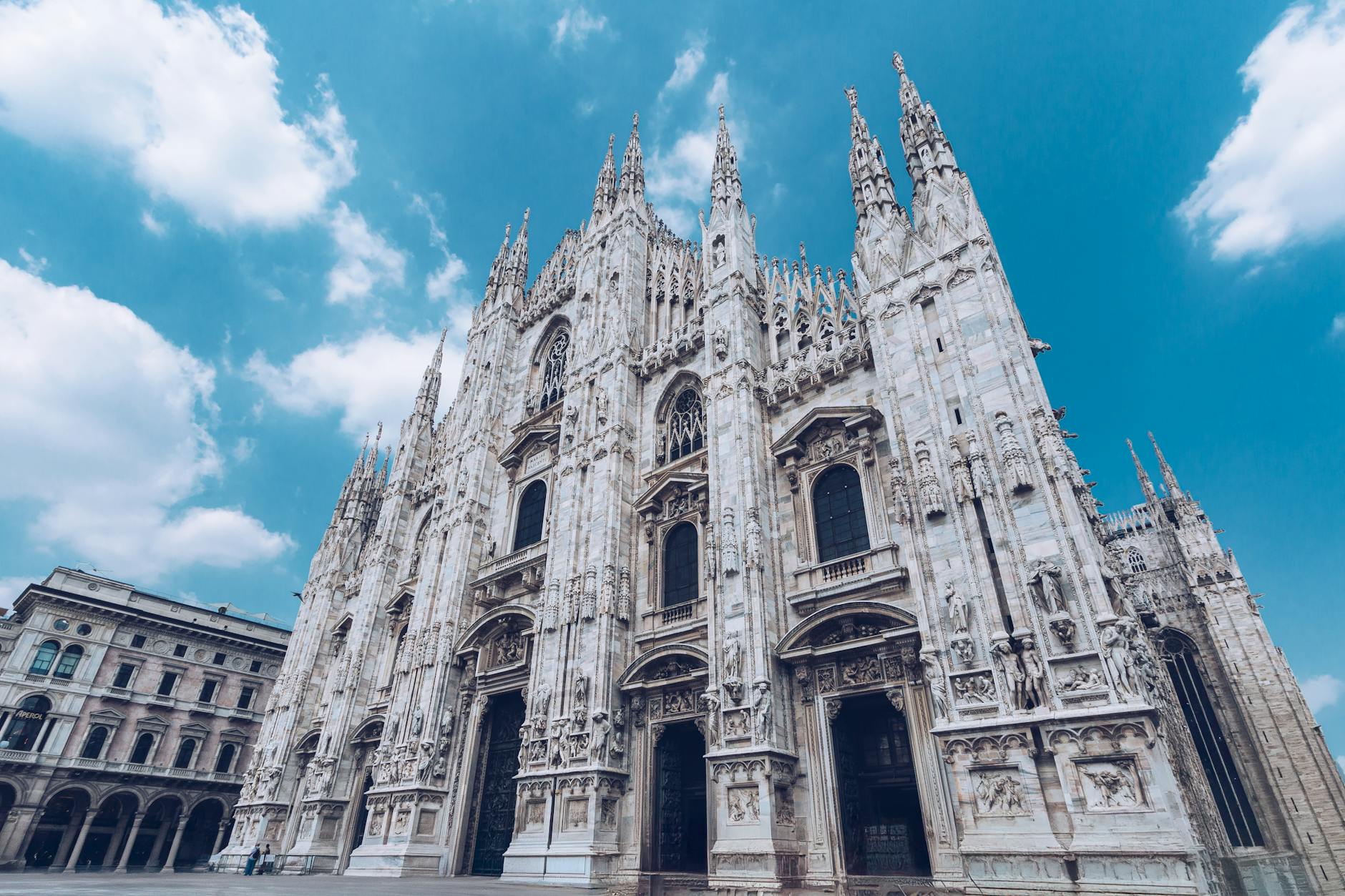 Duomo di Milano on a sunny day