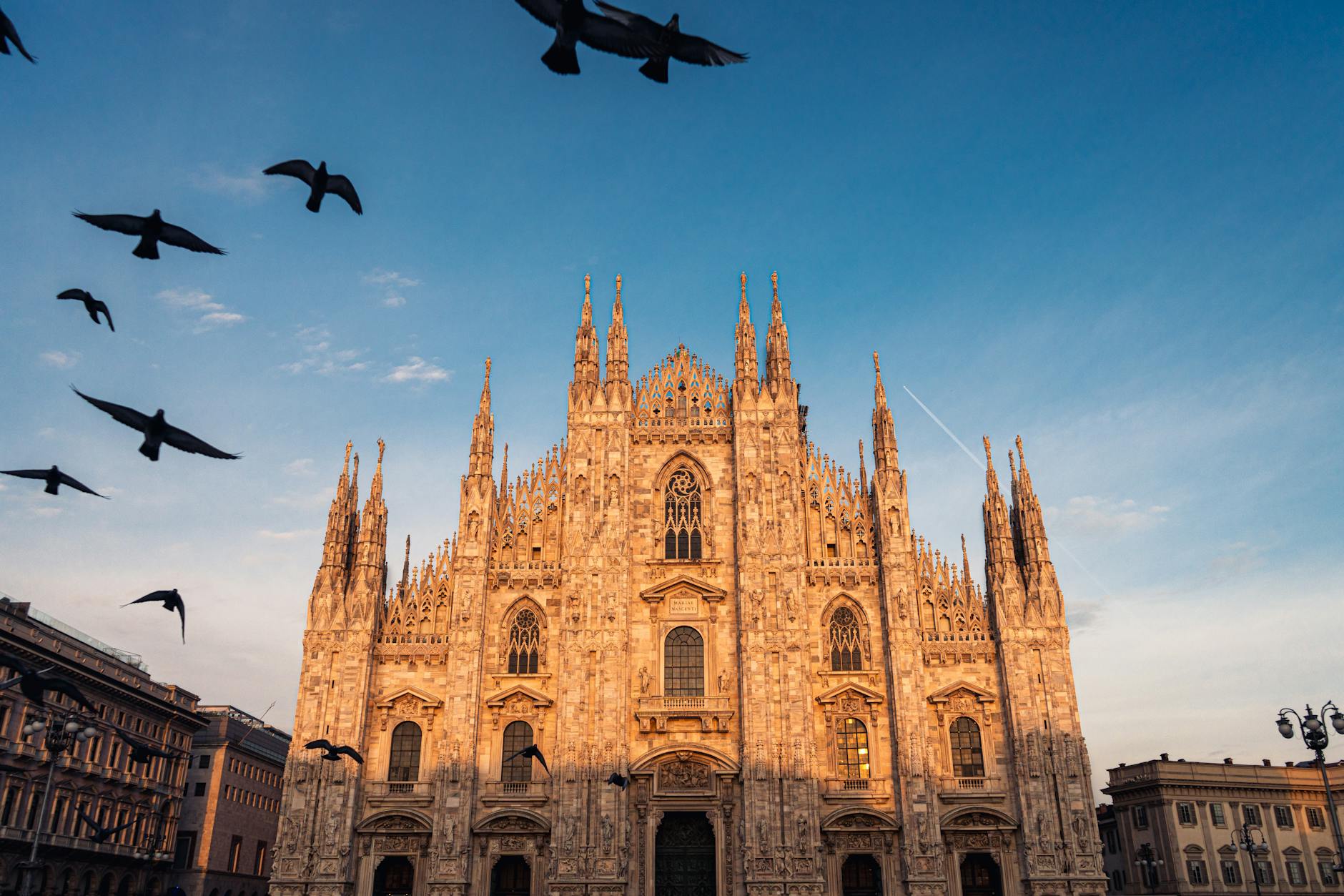 Duomo di Milano at sunset