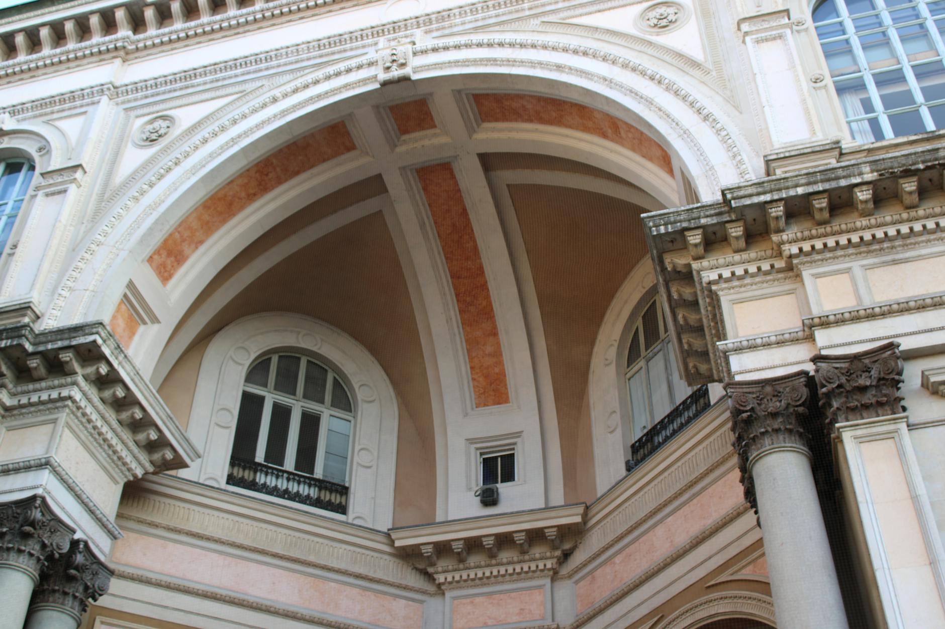 Galleria Vittorio Emanuele II arches in Milan