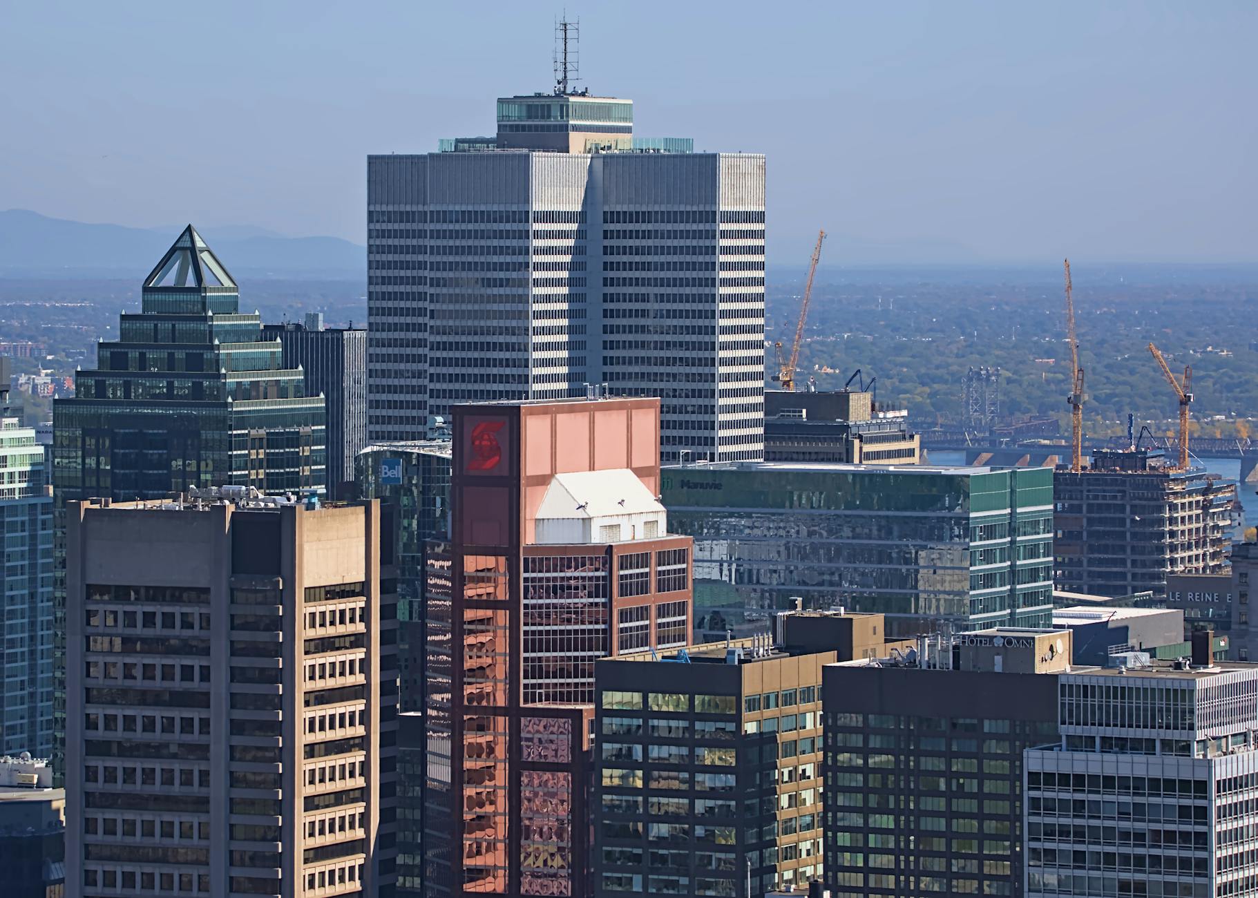 Downtown Montreal skyline