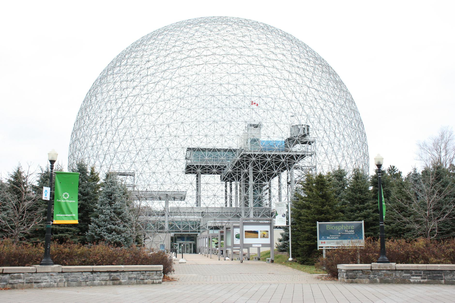 Montreal Biosphere in winter