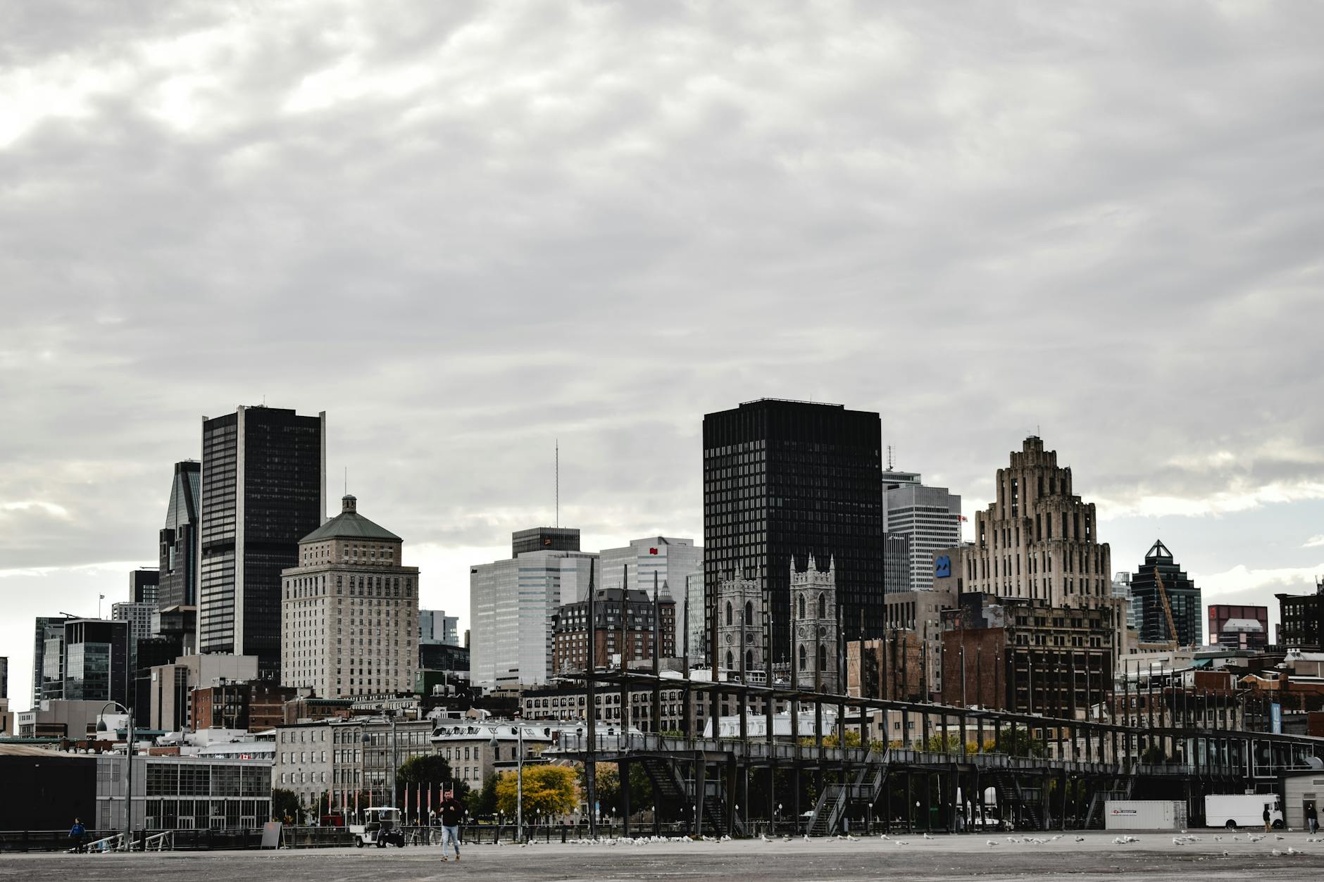 Montreal cityscape in Canada