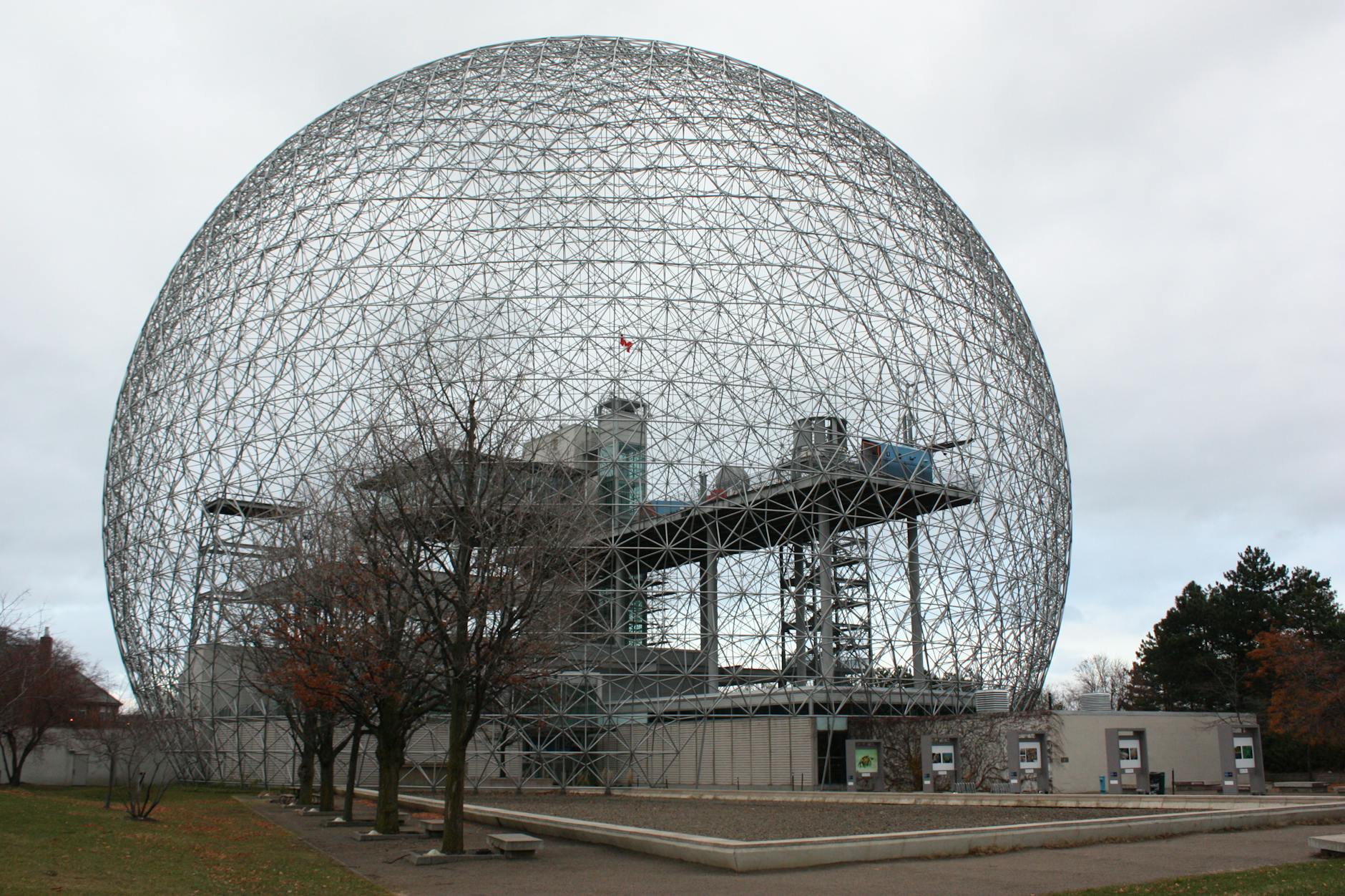 Montreal Biosphere in fall