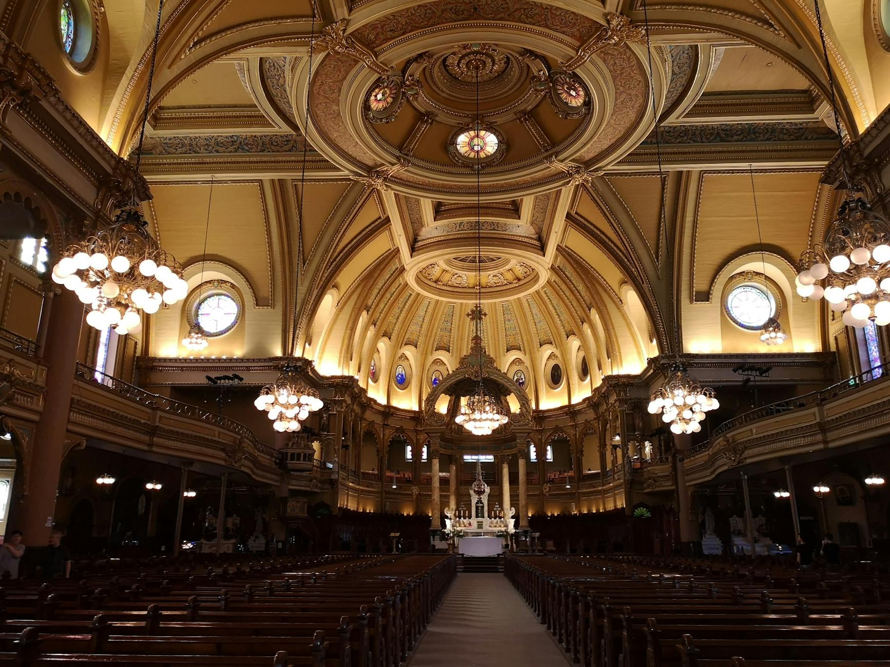 Ornate church interior in Montreal