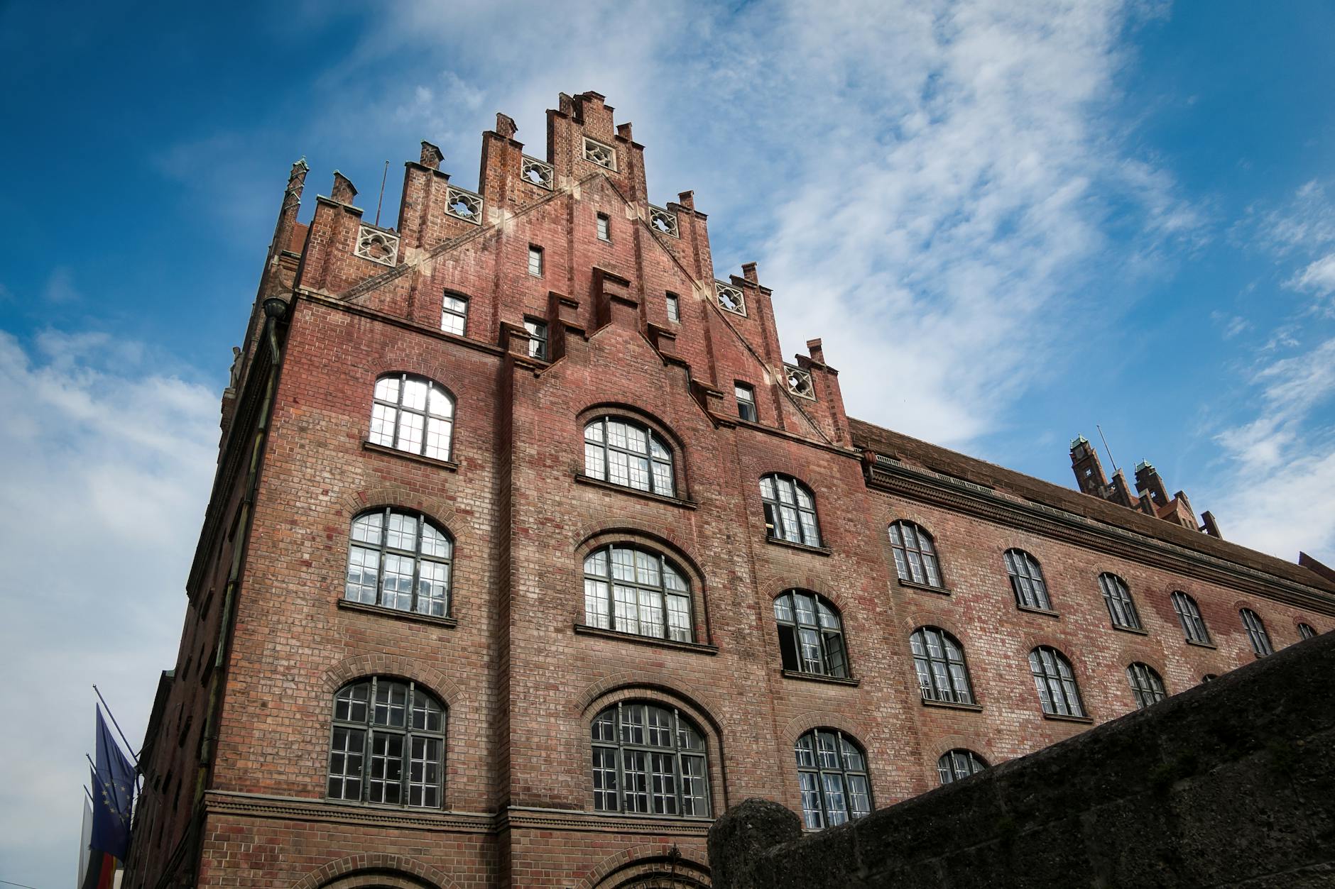 Historic brick building in Munich