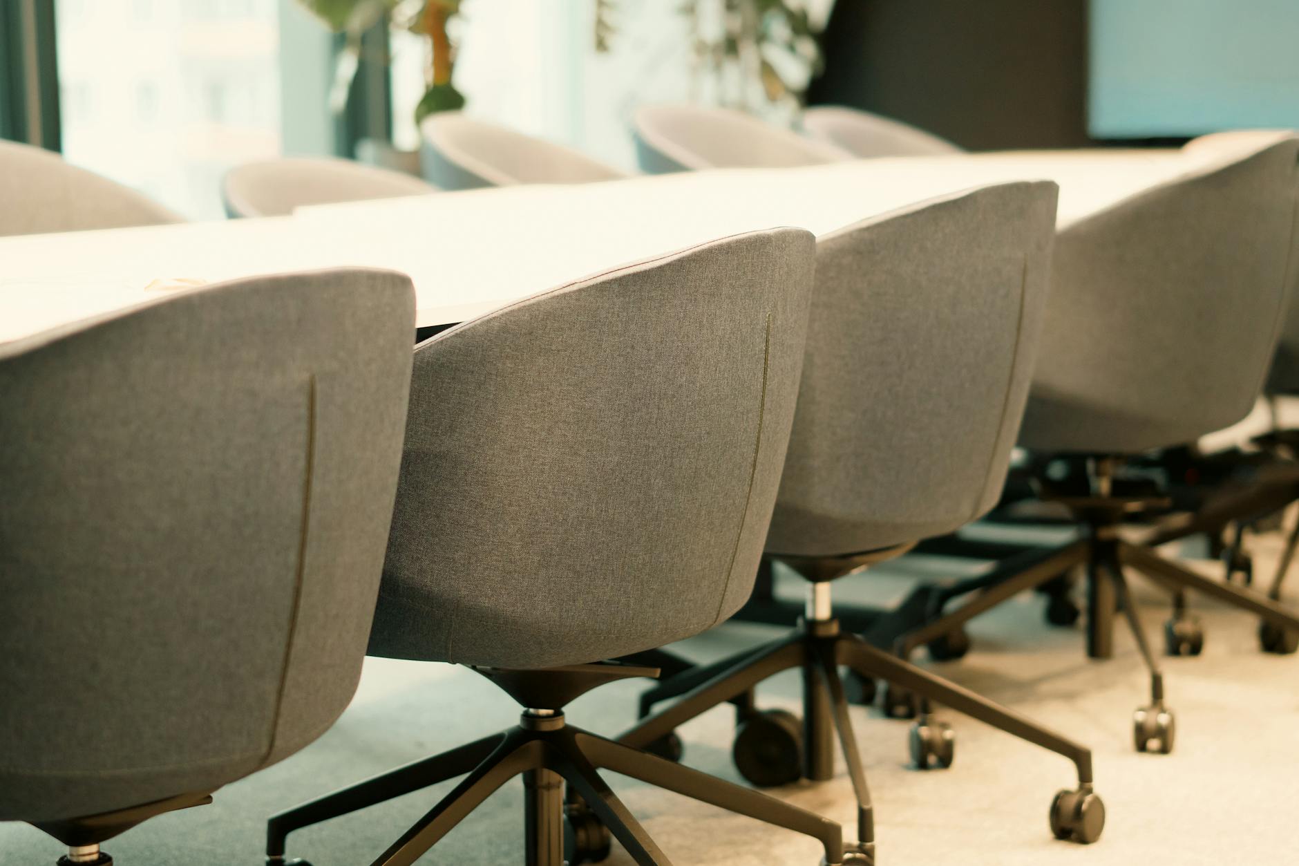 Quiet contemporary conference room