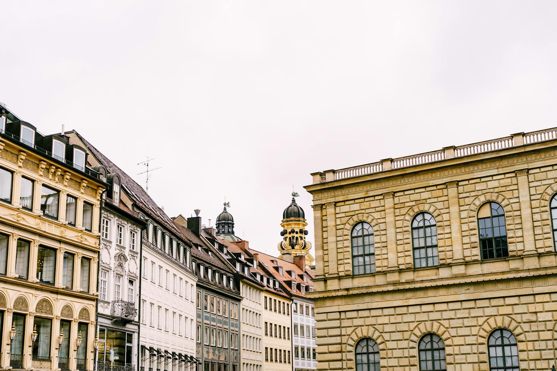 Historic Bavarian architecture in Munich