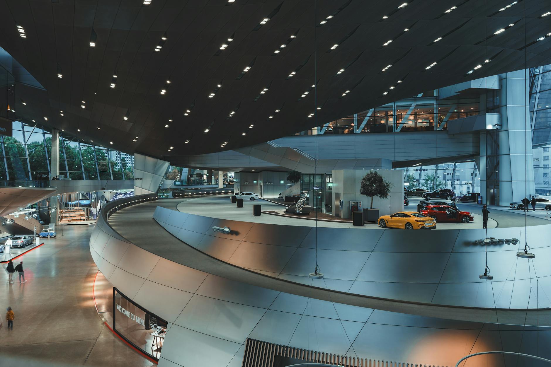 Modern Munich showroom interior