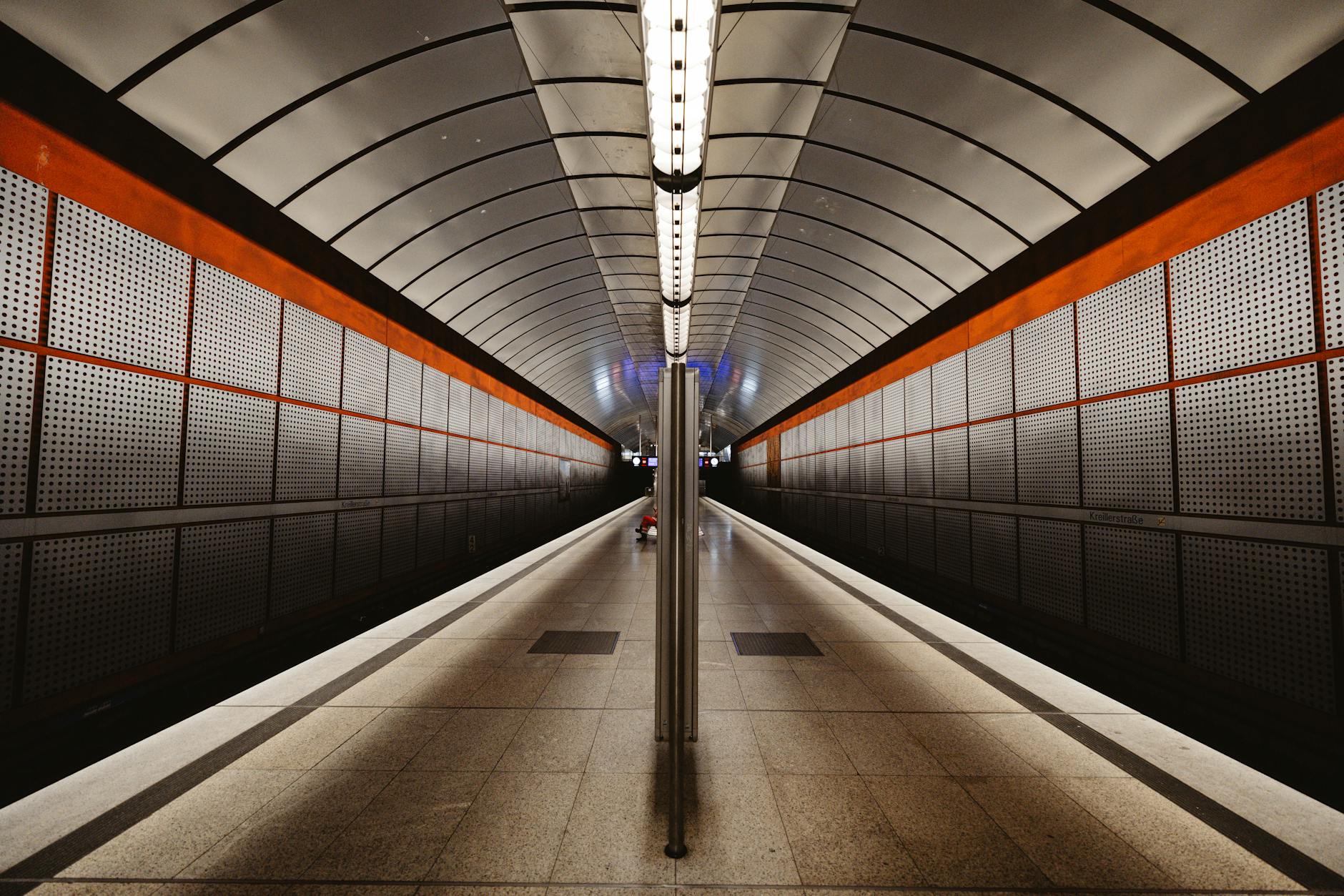 Underground subway station in Munich