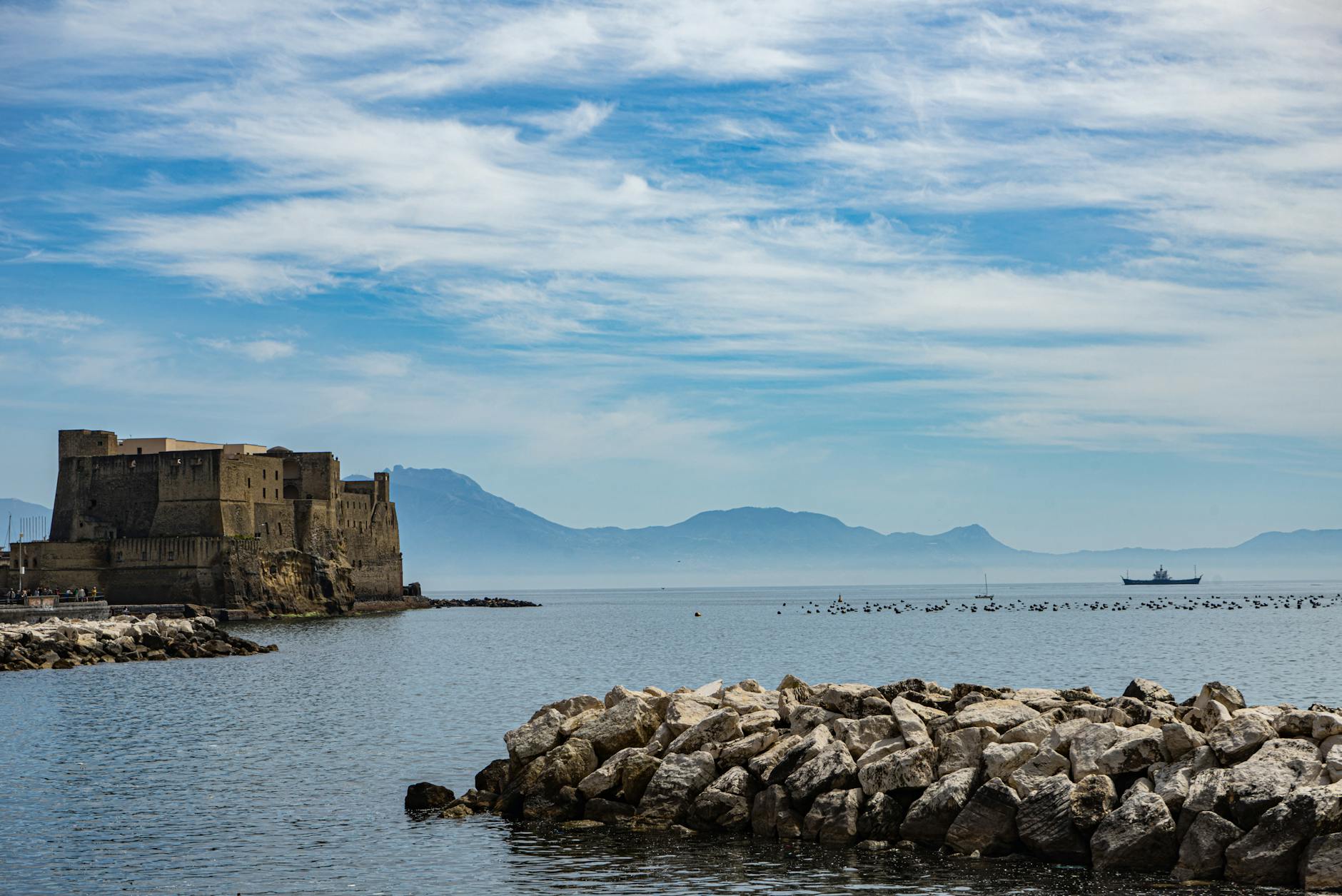 Castel dell'Ovo by the Bay of Naples
