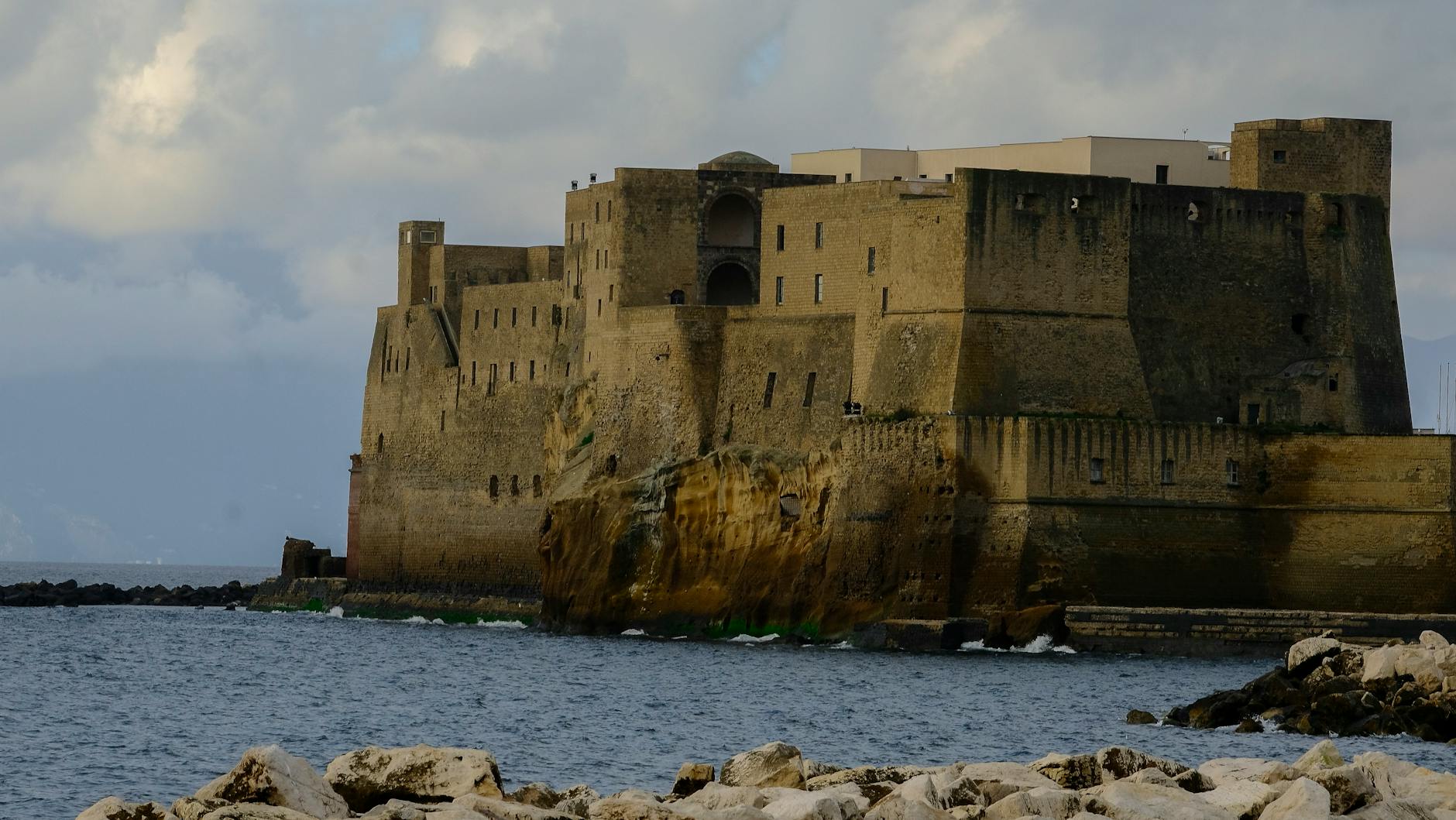 Castel dell'Ovo on the Naples waterfront