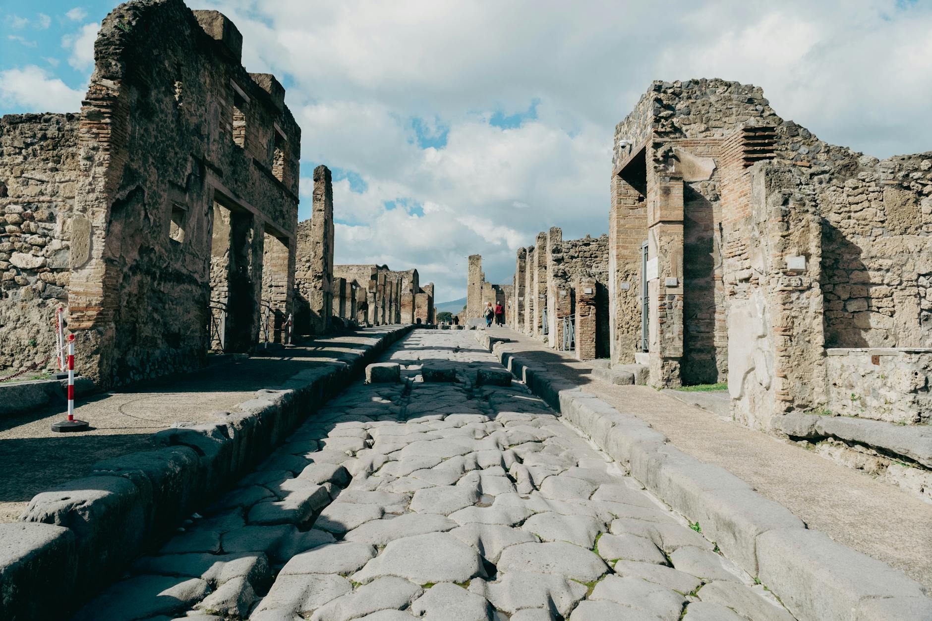Ancient ruins of Pompeii in Naples, Italy