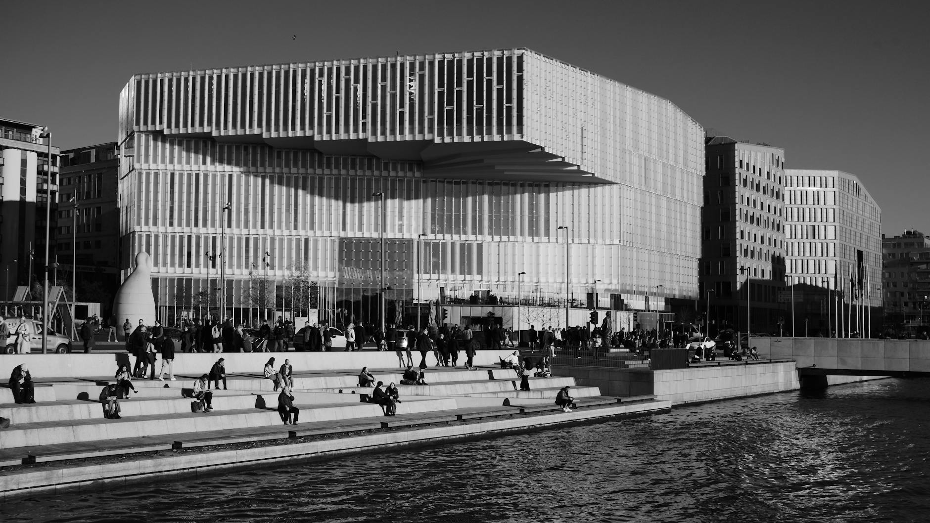 Deichman Library on Oslo waterfront
