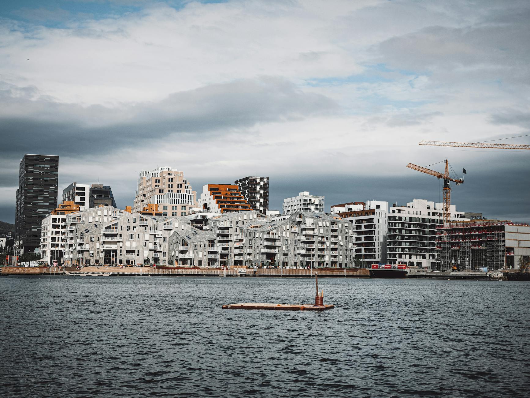 Modern Oslo skyline across the waterfront