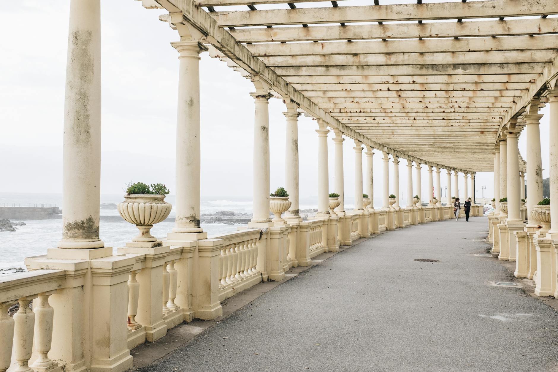 Pergola by the Atlantic Ocean in Porto