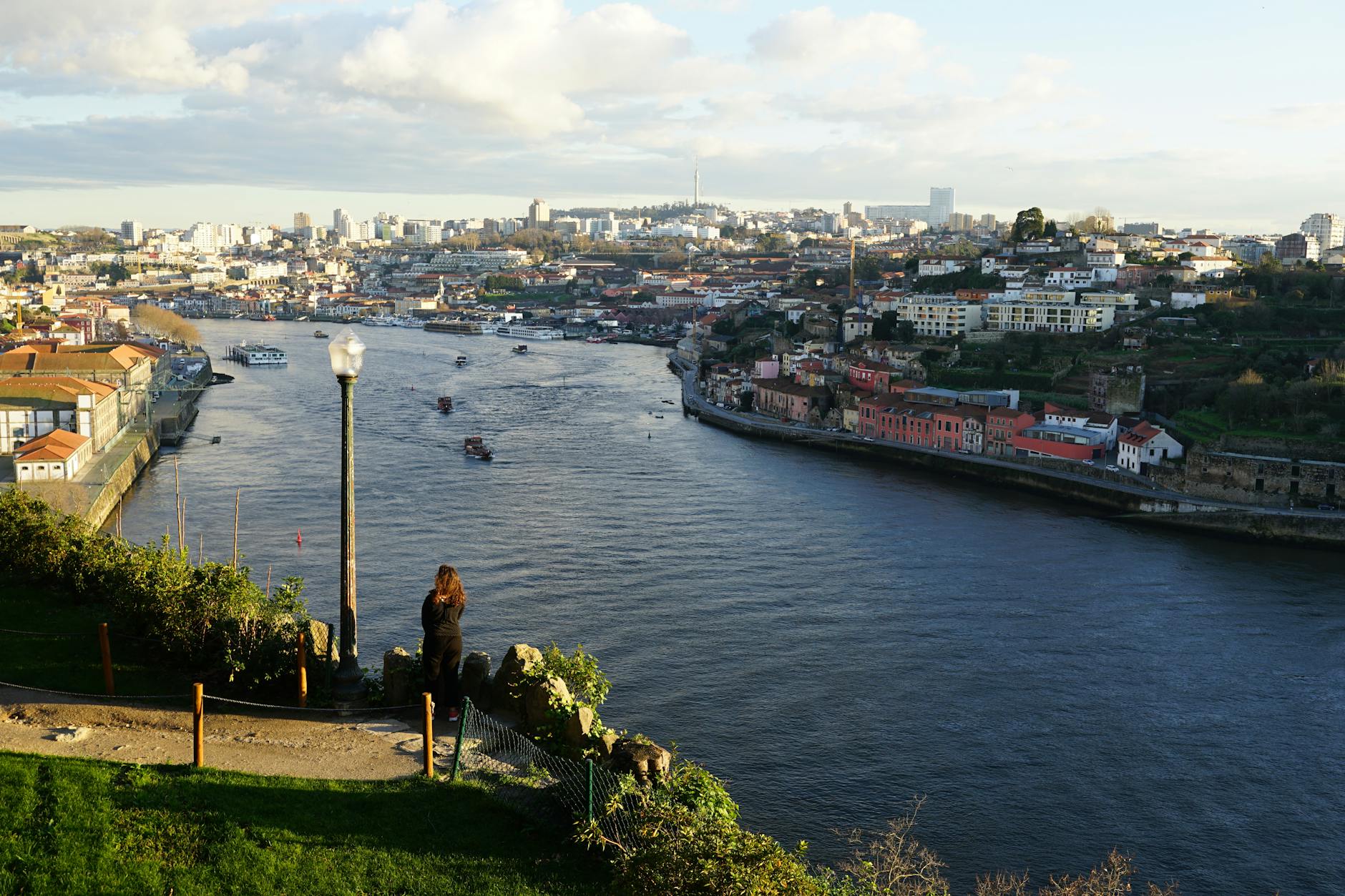 Panoramic view of Porto and the Douro River
