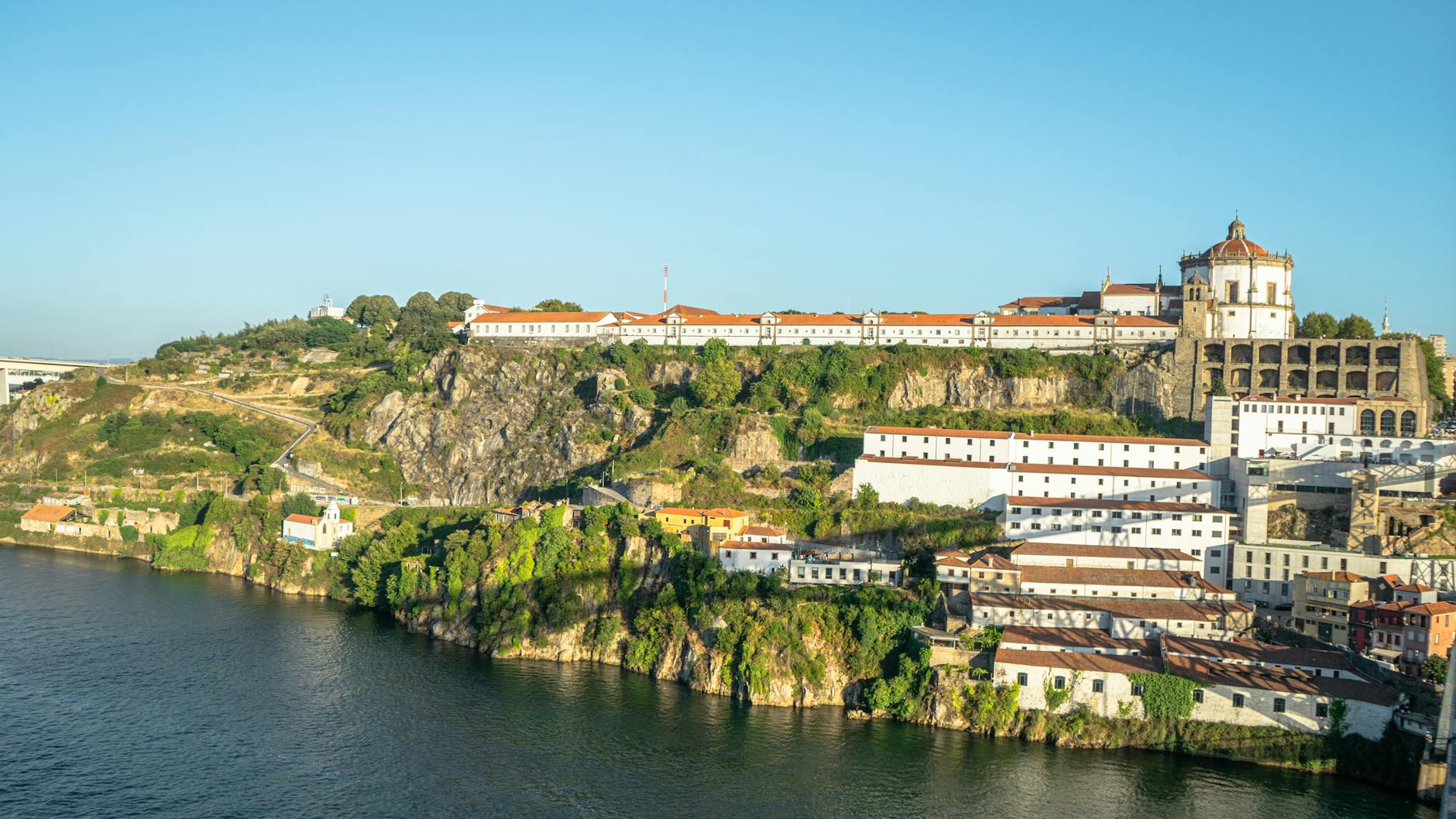 Serra do Pilar overlooking Porto from a hilltop