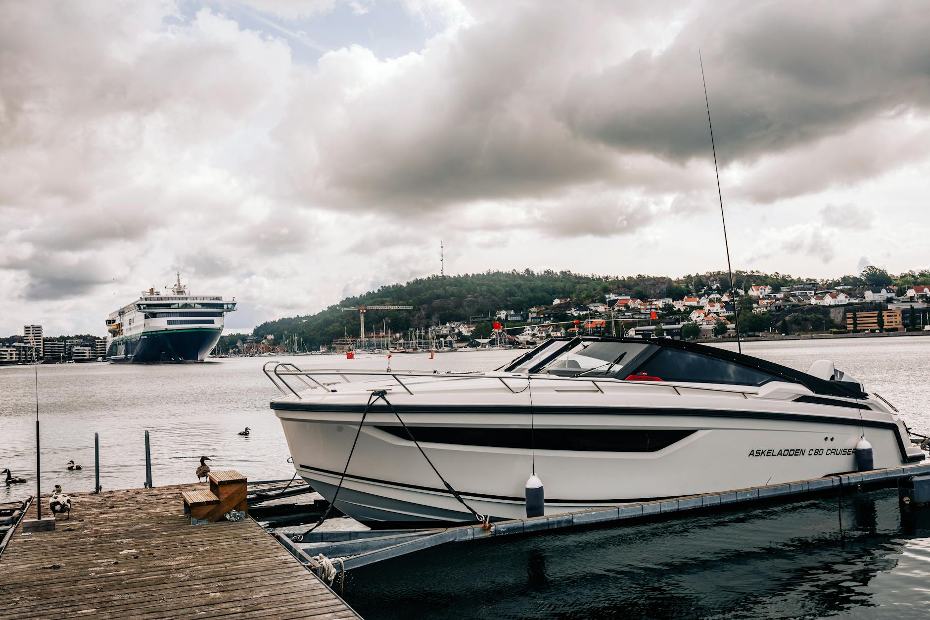 Stavanger harbor base for outdoor travel planning.