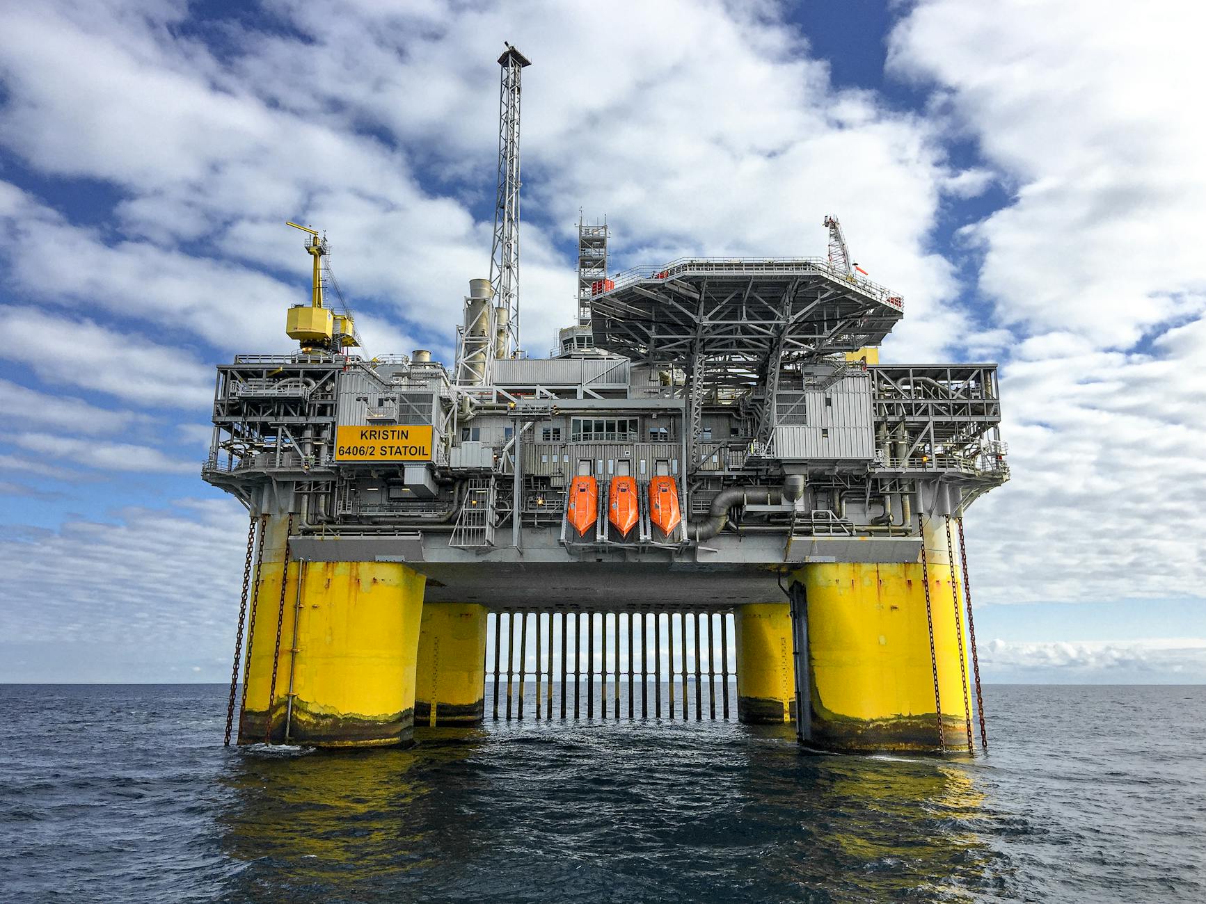 North Sea offshore platform for Stavanger business context planning.