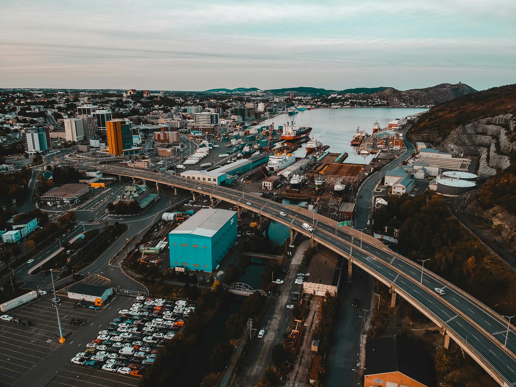 Norwegian harbor cityscape for Stavanger conference attendee planning.