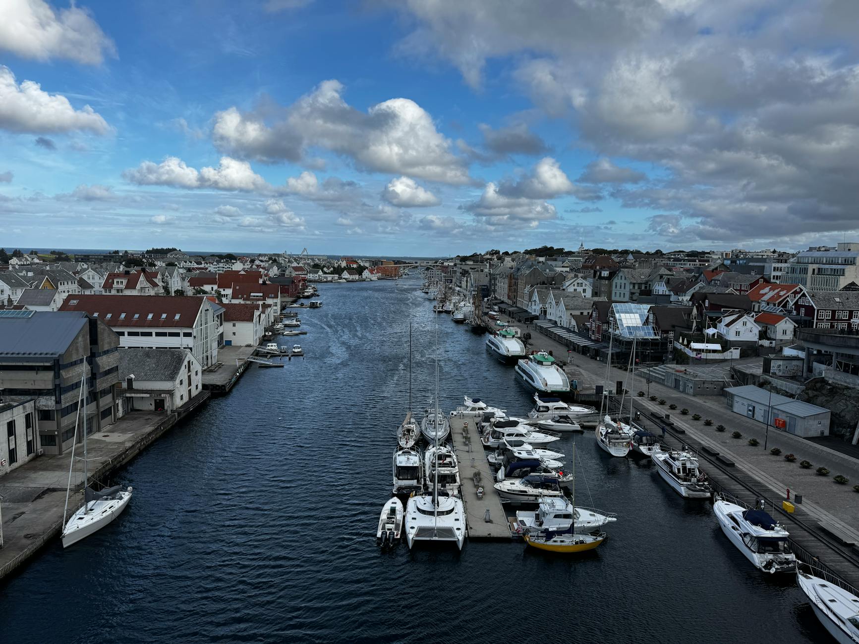 Haugesund harbor for Stavanger repeat visitor regional planning.