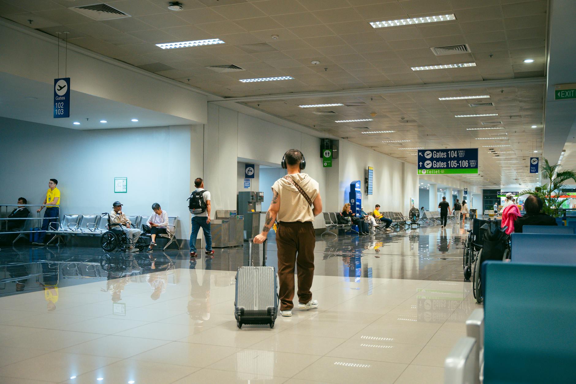Airport terminal for Stavanger medical-constraints transport planning.