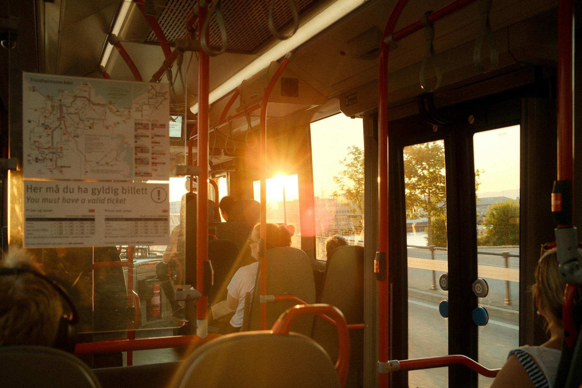 Public transport scene for Stavanger volunteer logistics planning.
