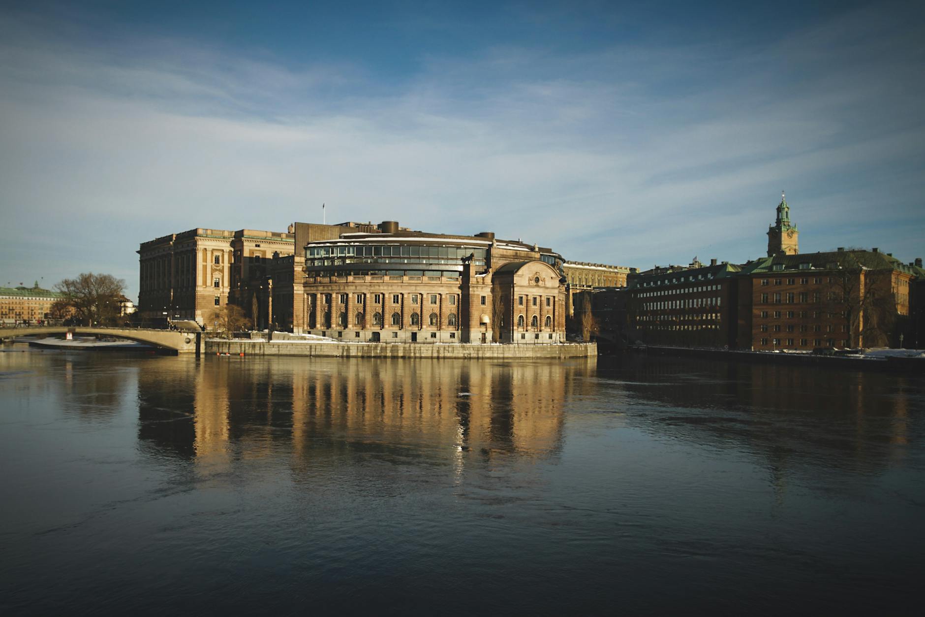 Stockholm landmark buildings for academic conference travel report planning.