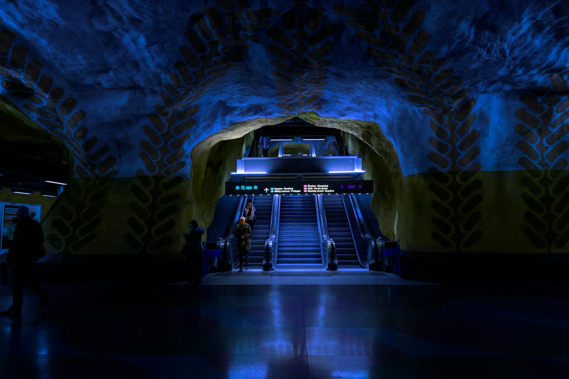 T-Centralen metro station in Stockholm for budget transit planning.