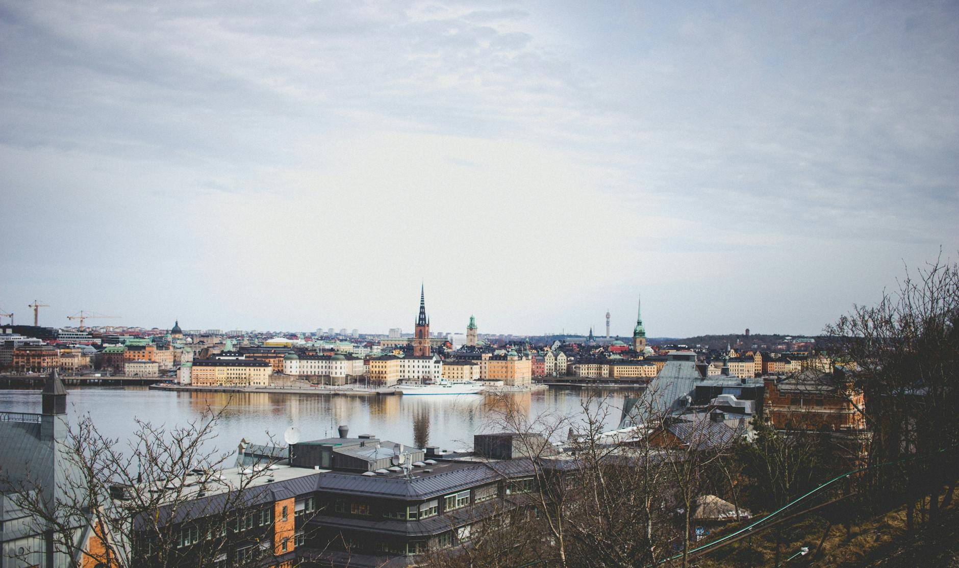 Aerial Stockholm skyline for creator permissions and location planning.