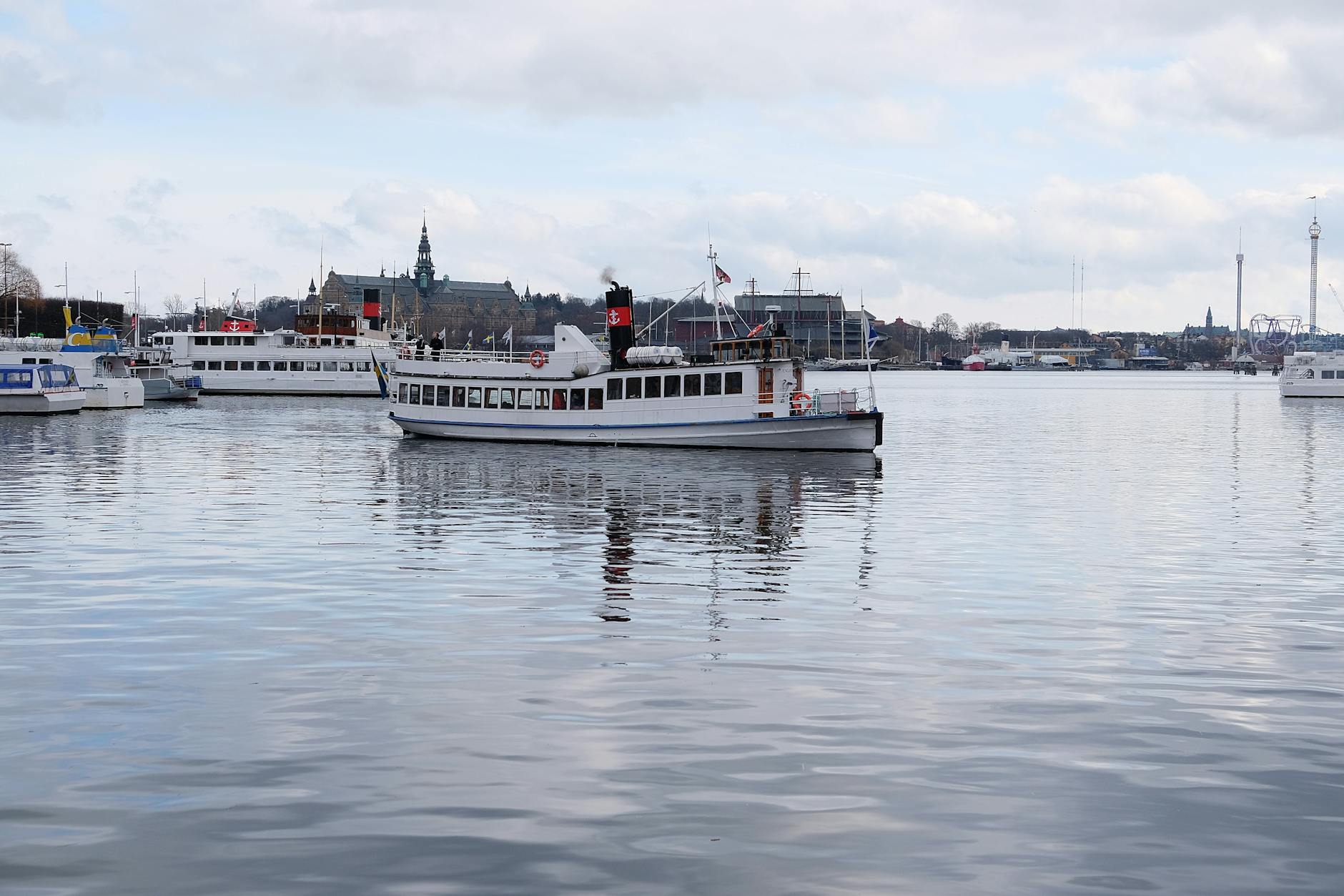 Boats on Stockholm water for family transfer planning.