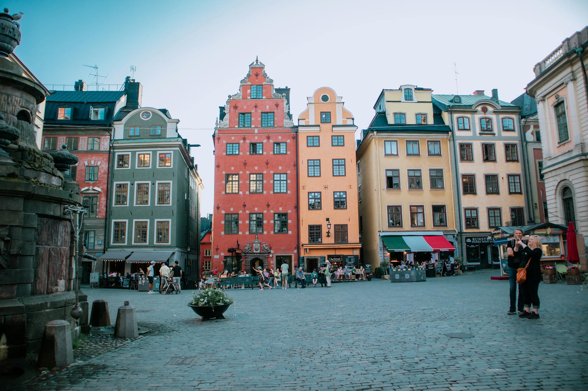 Vibrant Stockholm old town architecture for Gamla Stan planning.