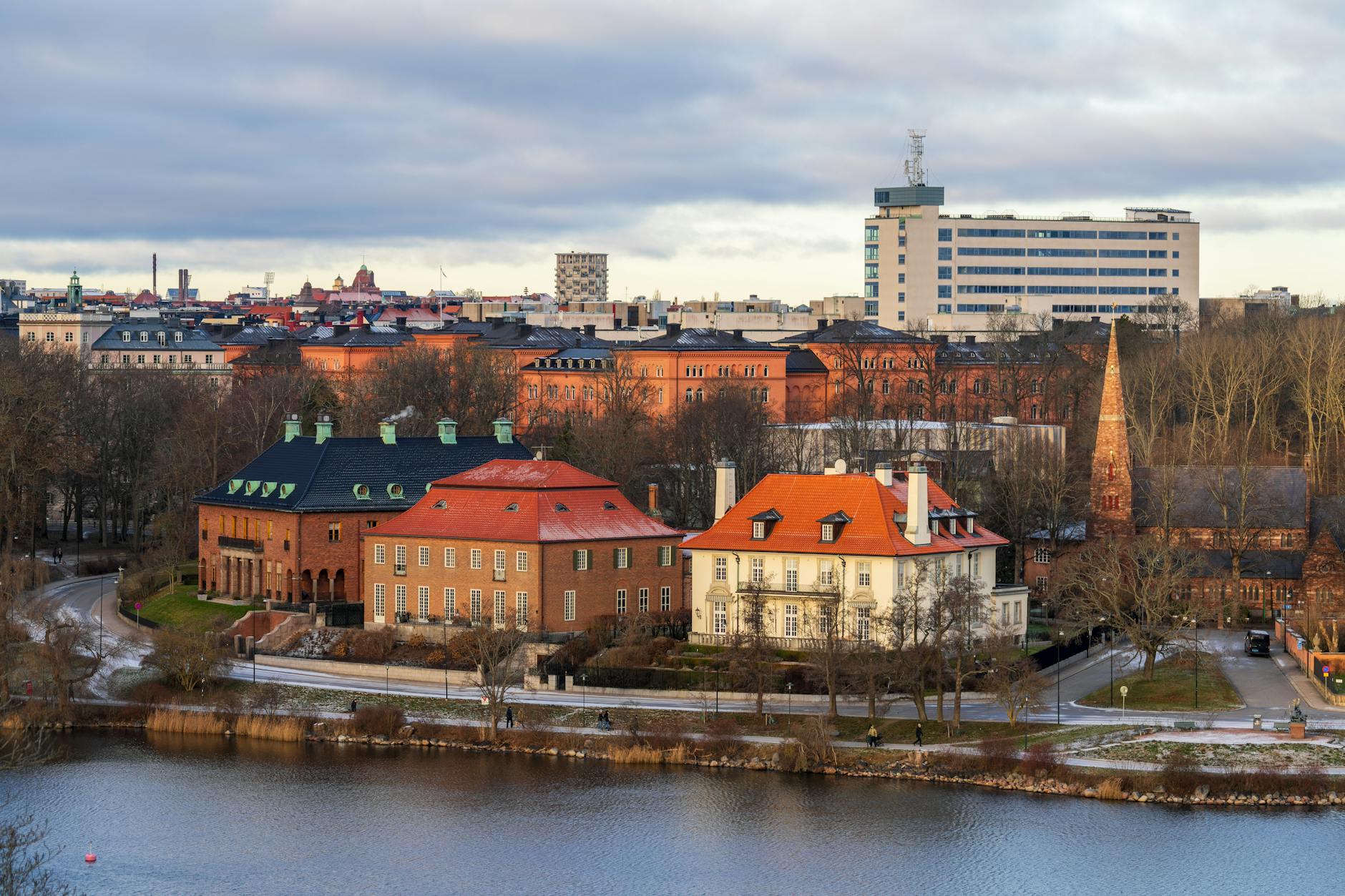 Winter Stockholm waterfront architecture for repeat leisure report planning.