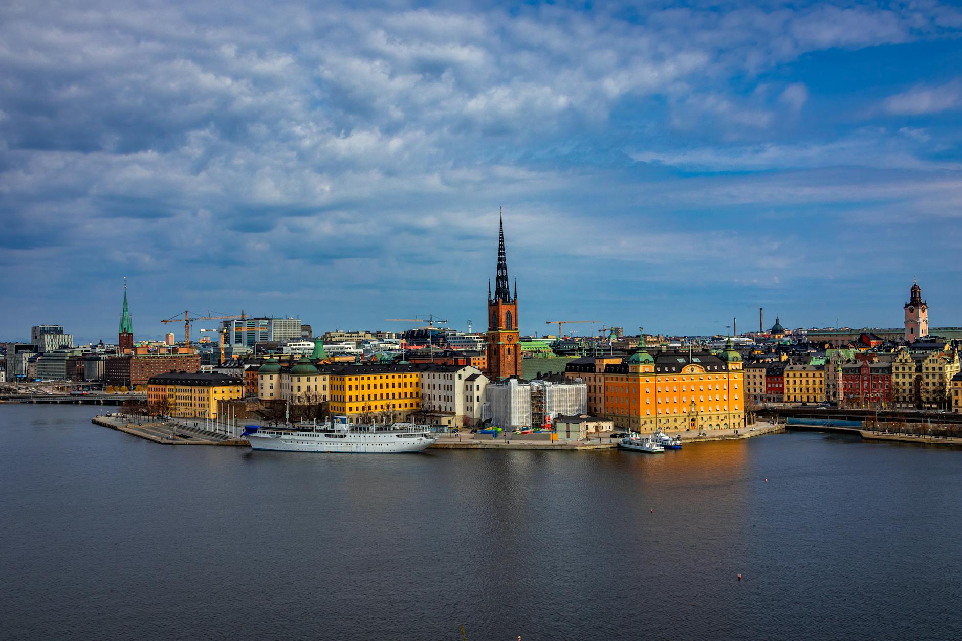 Stockholm waterfront architecture for accessible movement planning.