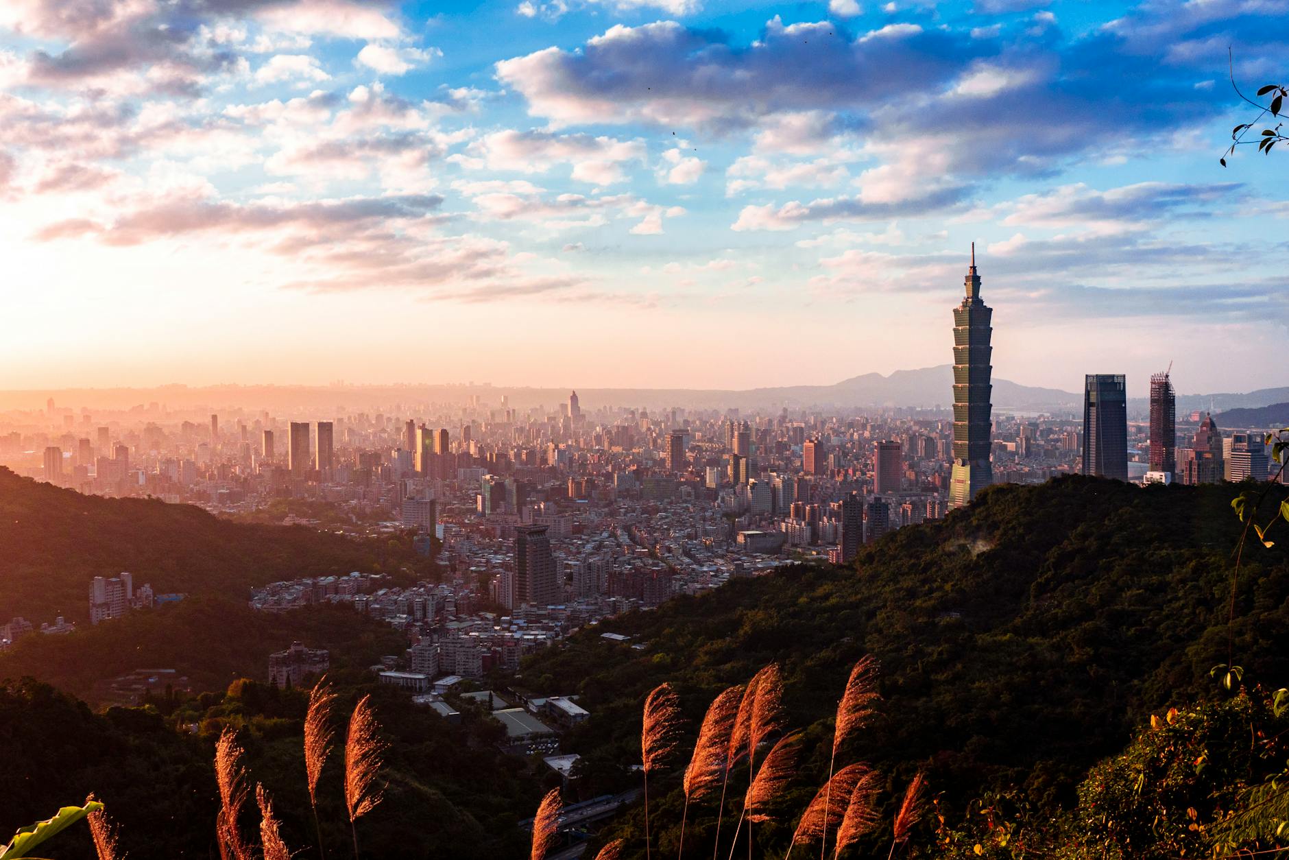 Taipei city hills and outdoor base planning context.
