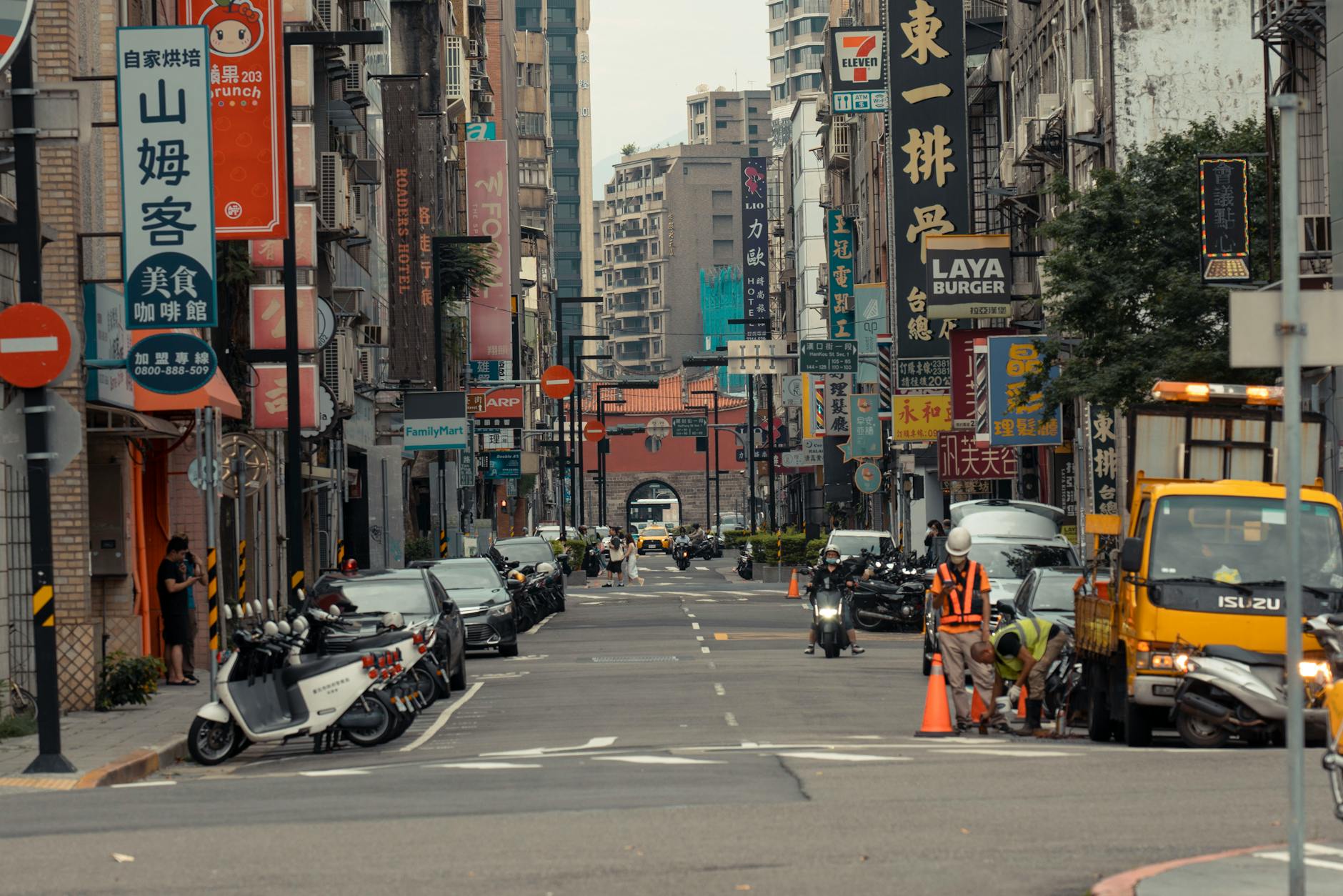 Taipei civic district and journalist access planning context.