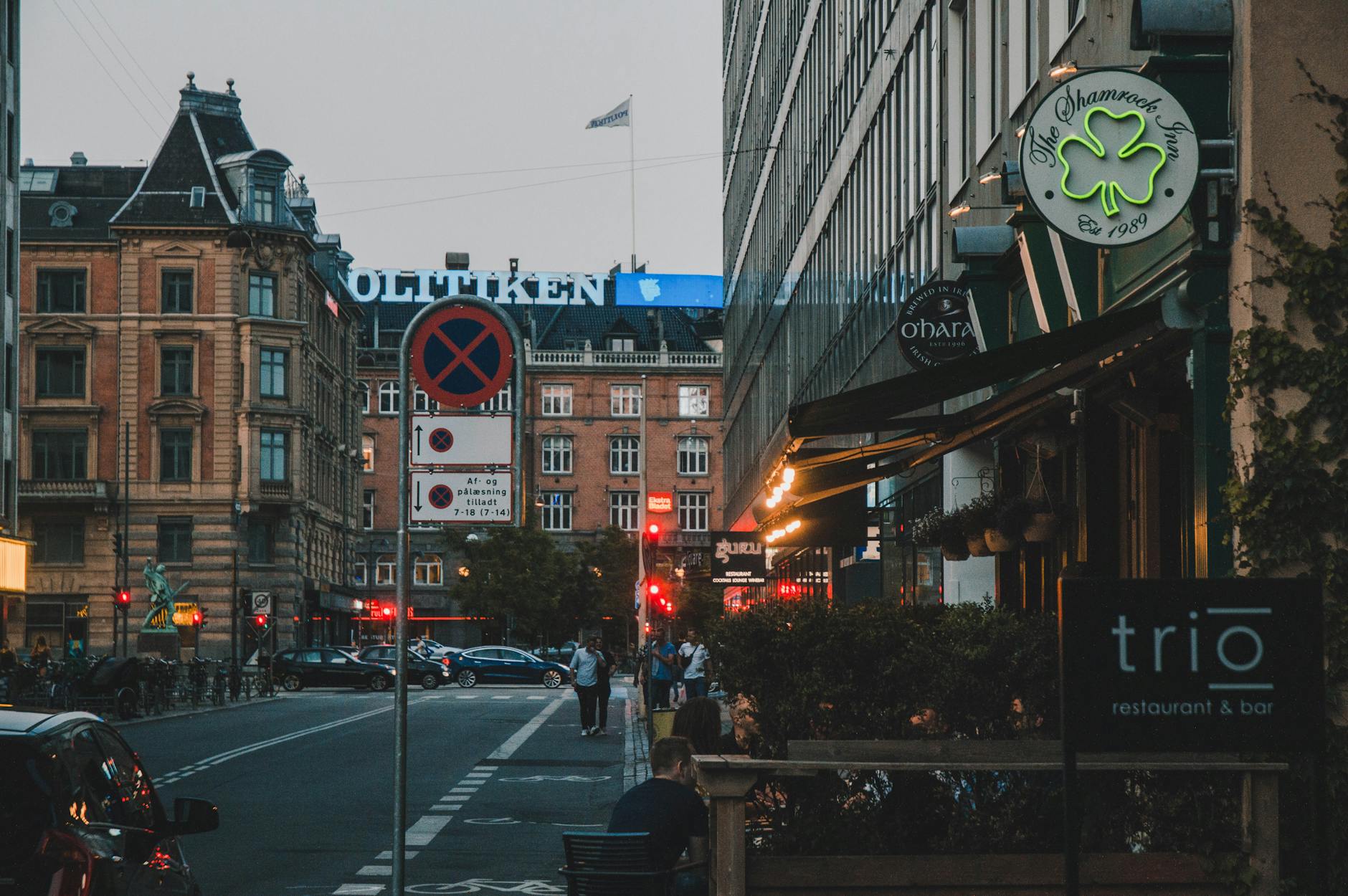 Street cafes for Trondheim budget weather-break planning.