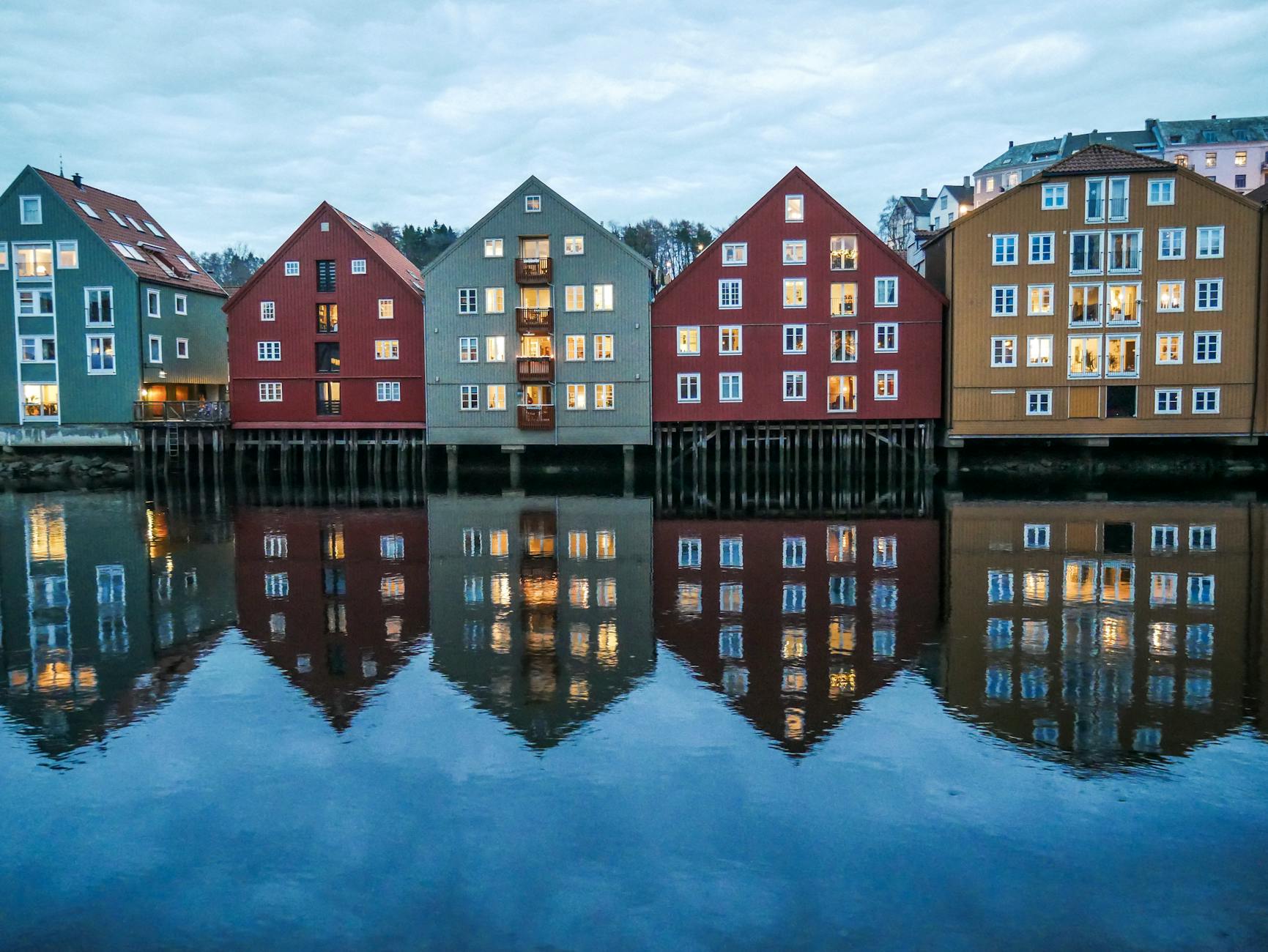 Trondheim city view for business visitor planning.