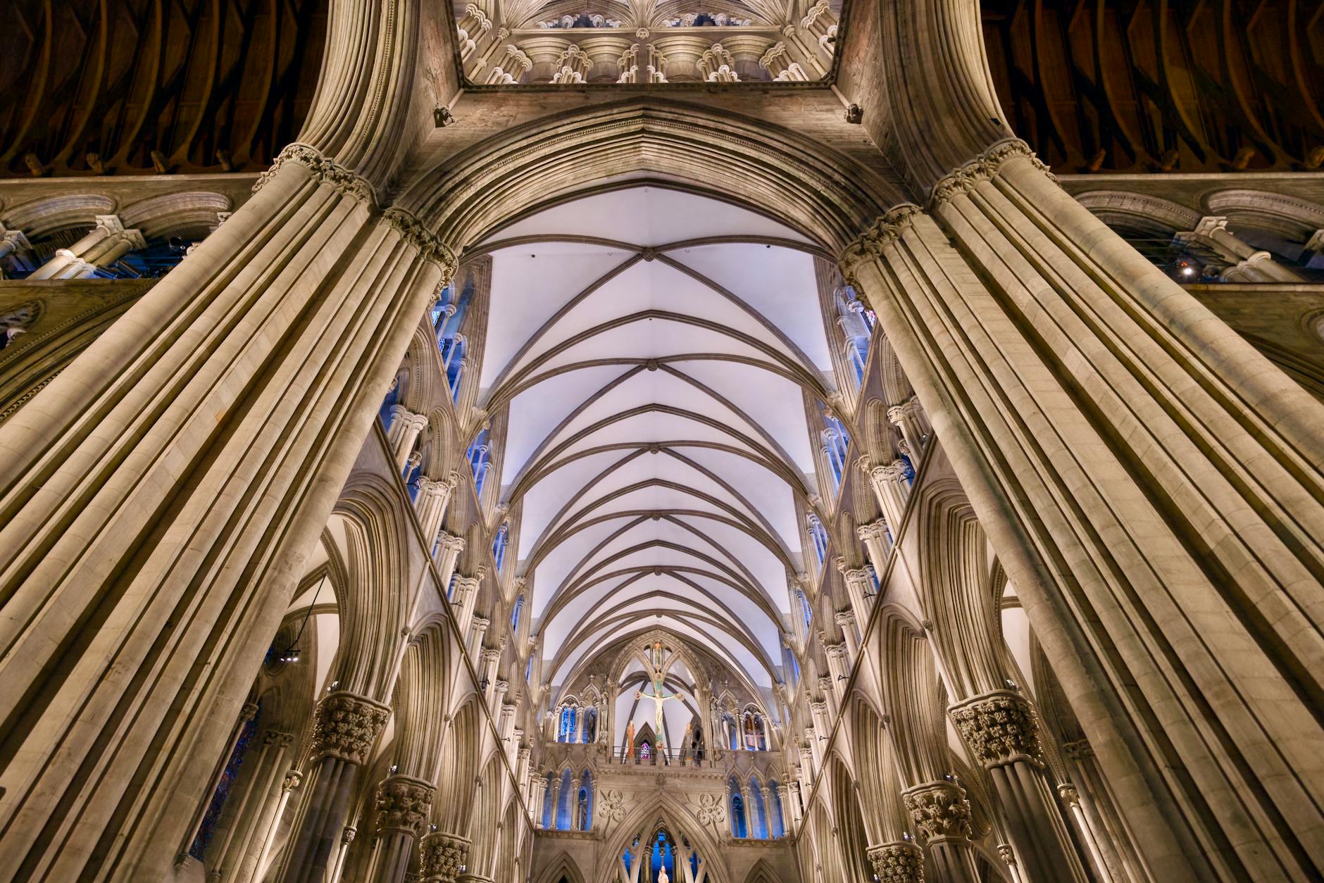 Trondheim cathedral architecture for conference attendee planning.