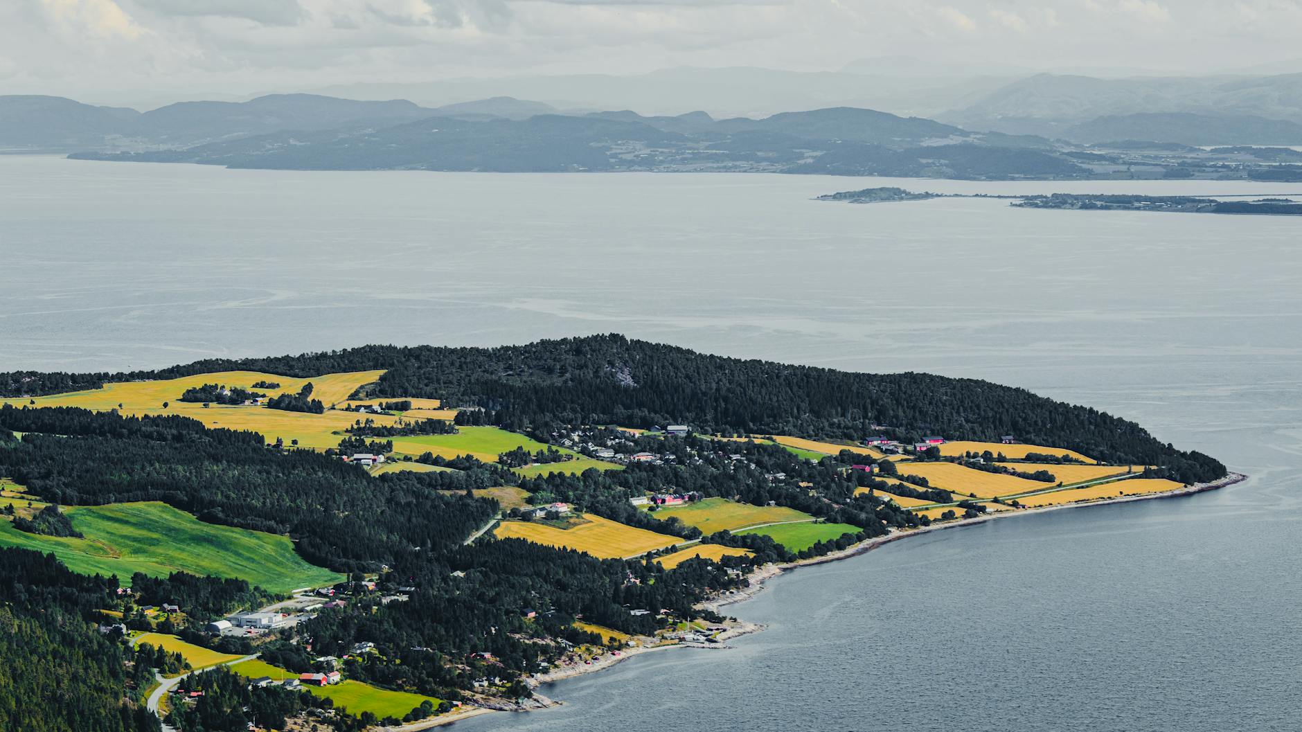Trondheim fjord coastline for solo traveler planning.