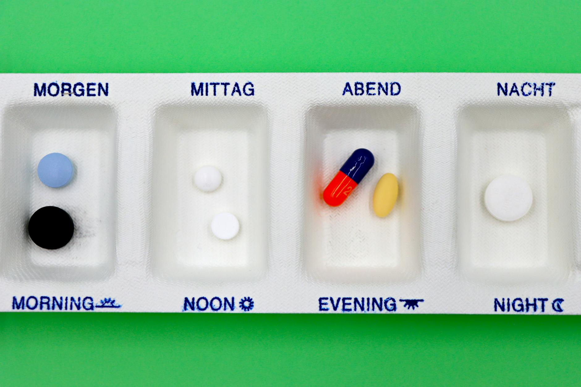 Medication organizer for Trondheim medical travel planning.
