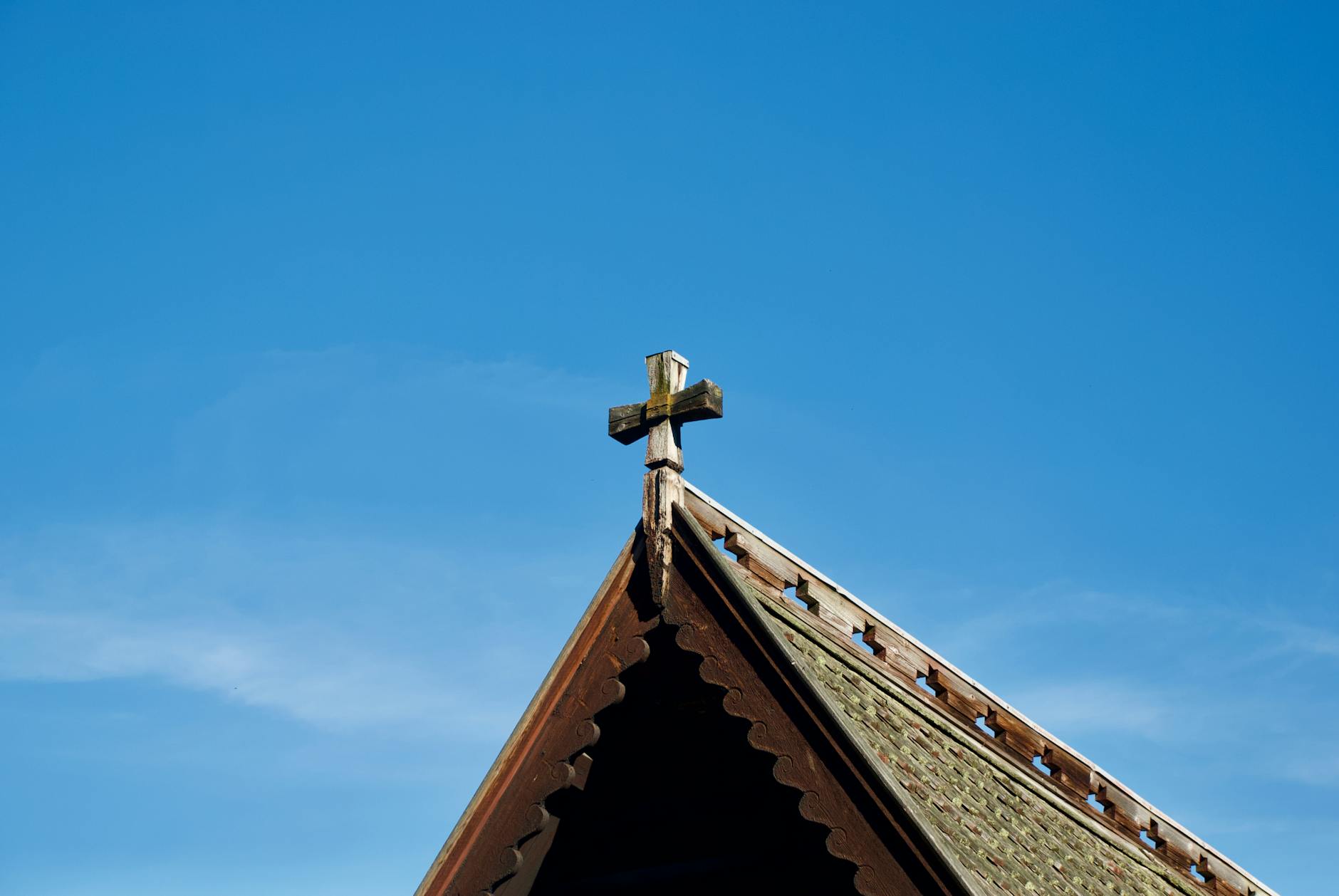 Norwegian church roof detail for Trondheim medical-constraints travel planning.