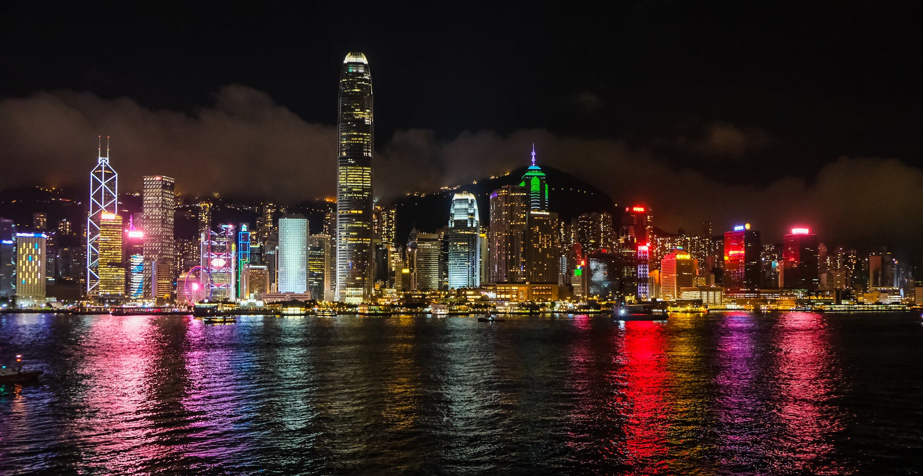 Tsim Sha Tsui night skyline and budget traveler planning context.