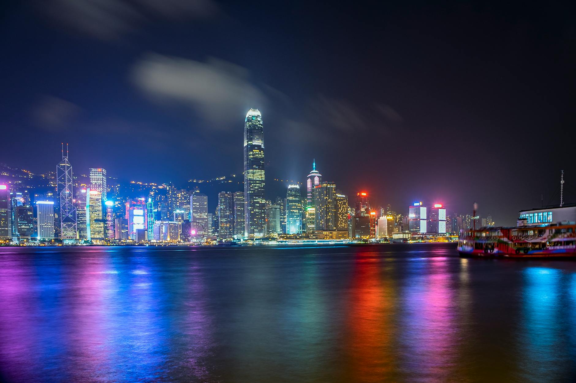 Tsim Sha Tsui night skyline and pilgrimage planning context.
