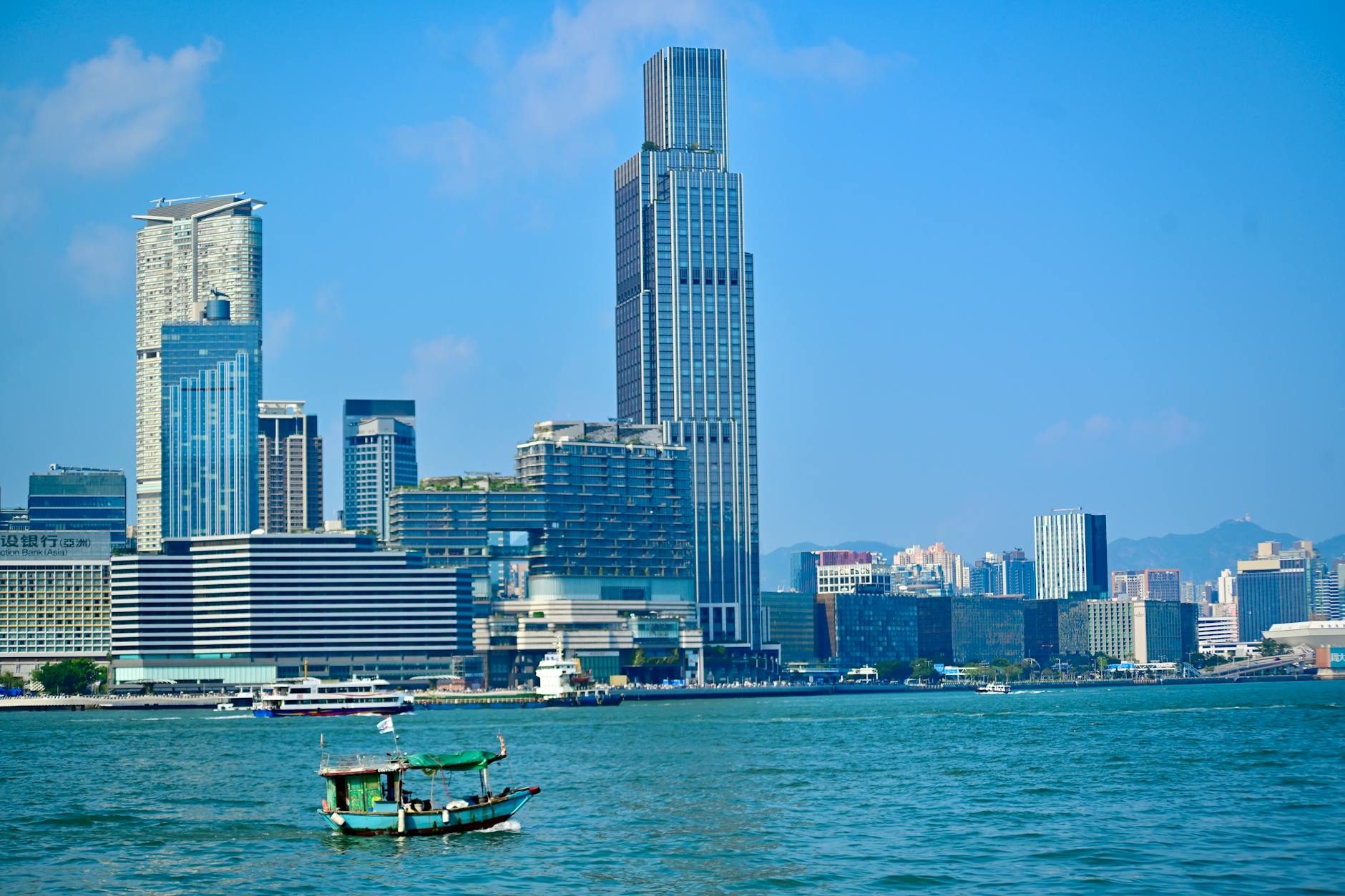 Tsim Sha Tsui waterfront and onward-departure timing context.