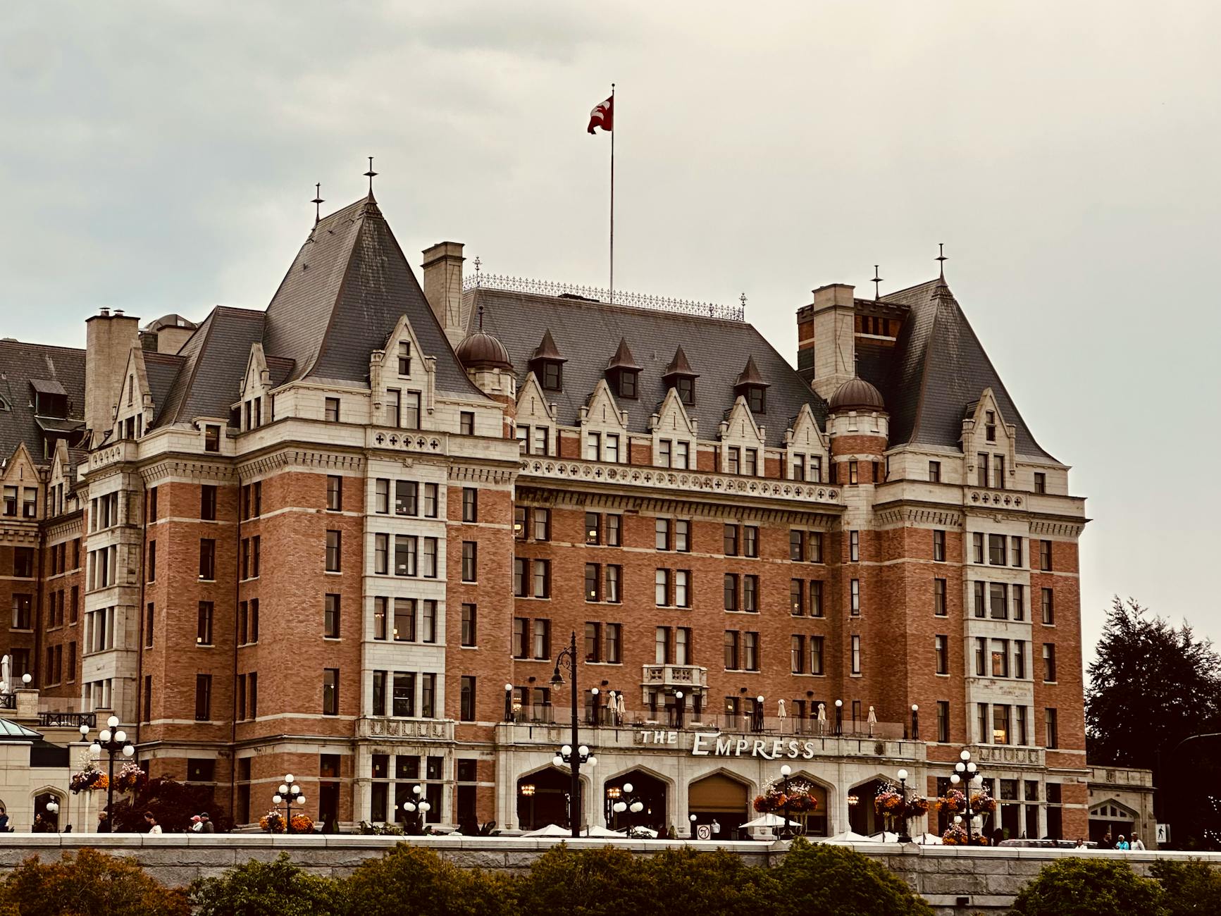 Historic Fairmont Empress Hotel in Victoria