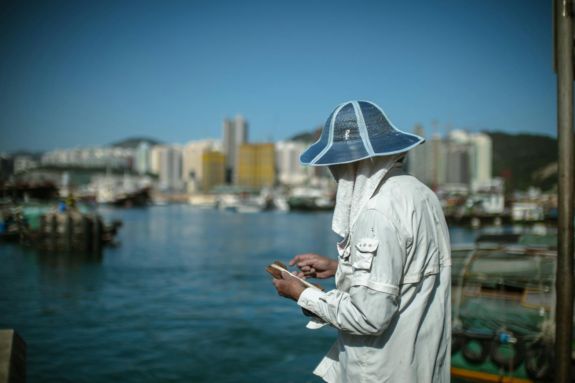 Wan Chai harbor and academic conference recovery planning context.
