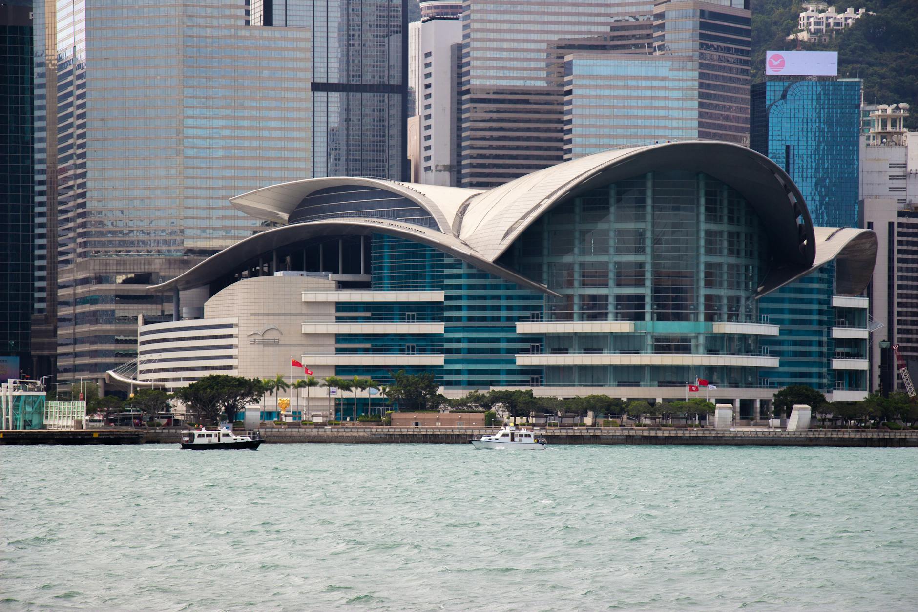 Hong Kong Convention and Exhibition Centre and Wan Chai business planning context.