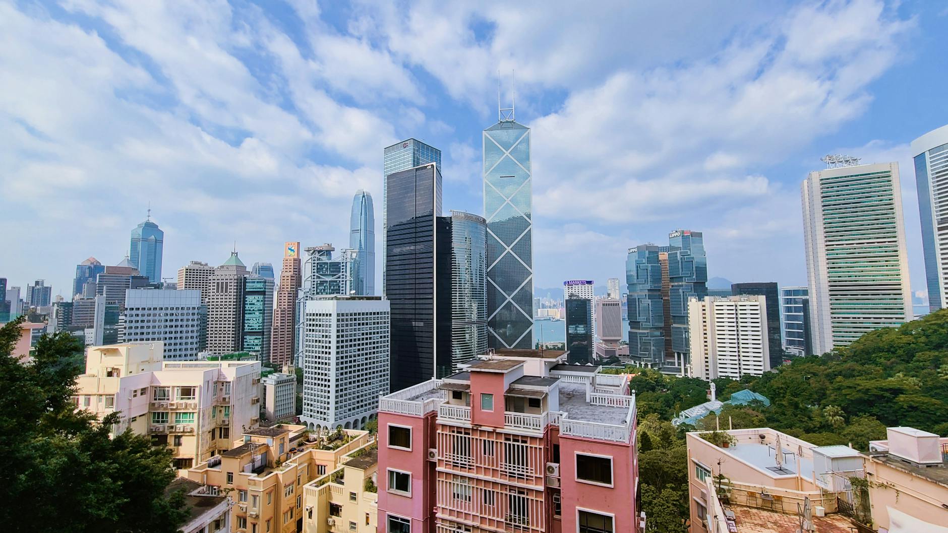 Wan Chai family traveler and skyline planning context.