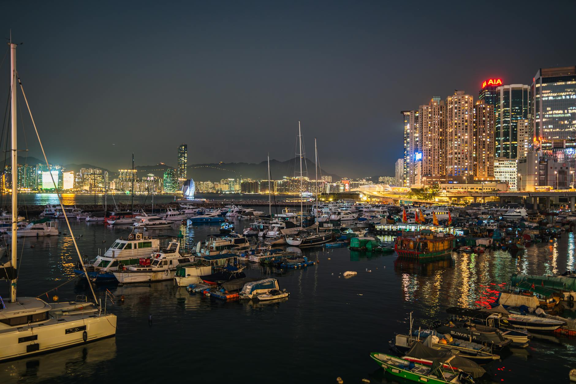 Wan Chai harbor and luxury traveler waterfront planning context.
